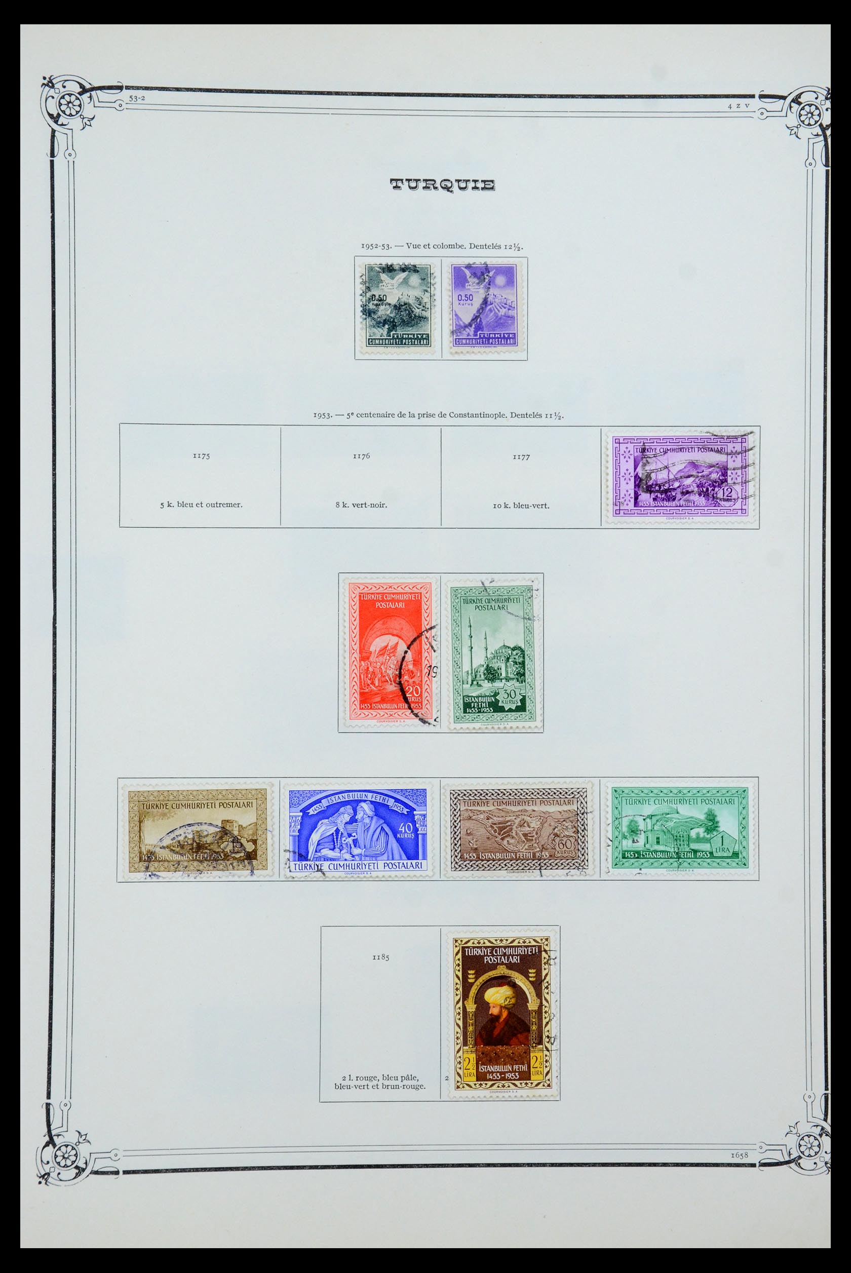 35722 048 - Postzegelverzameling 35722 Turkije 1862-1960.