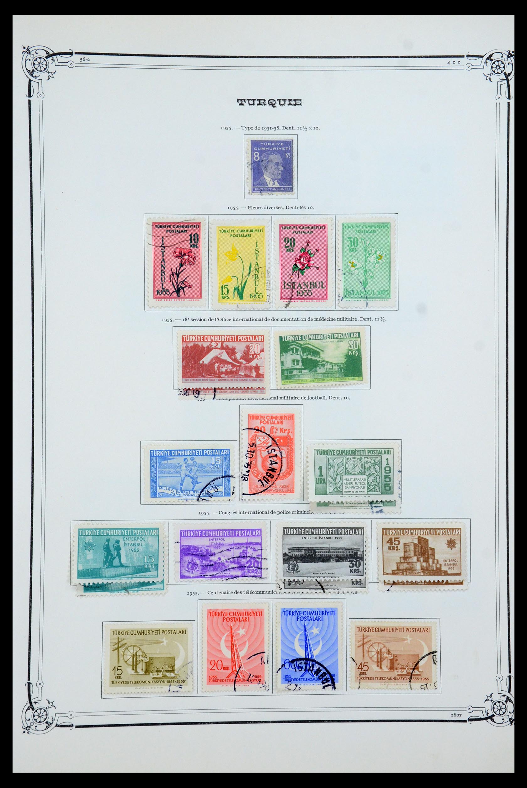 35722 052 - Postzegelverzameling 35722 Turkije 1862-1960.