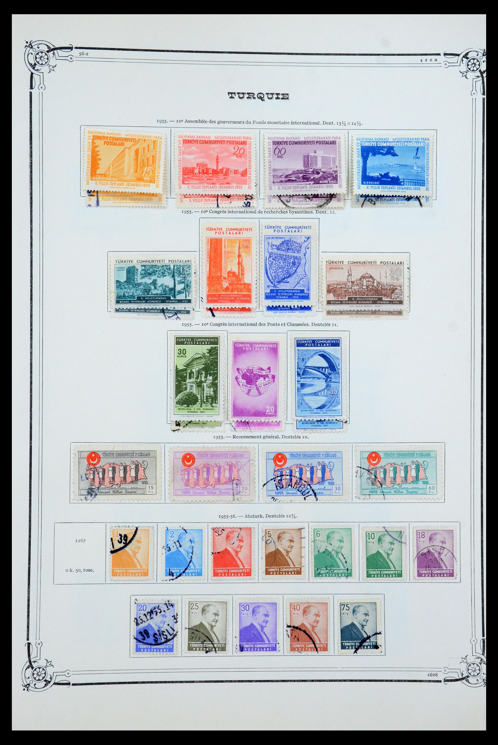 35722 053 - Postzegelverzameling 35722 Turkije 1862-1960.
