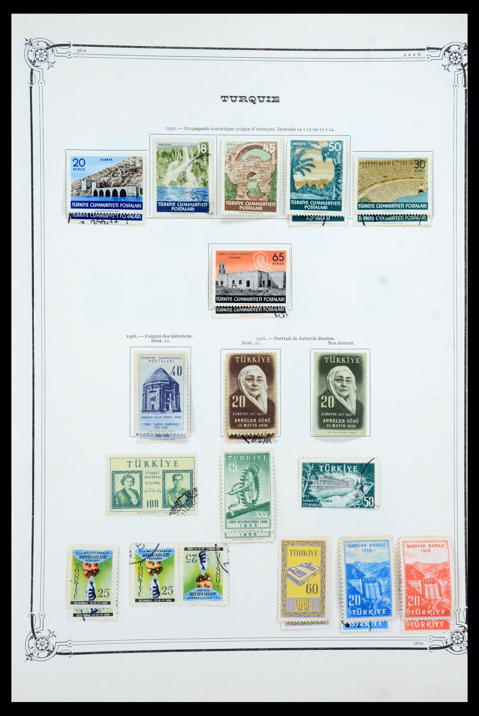 35722 054 - Postzegelverzameling 35722 Turkije 1862-1960.