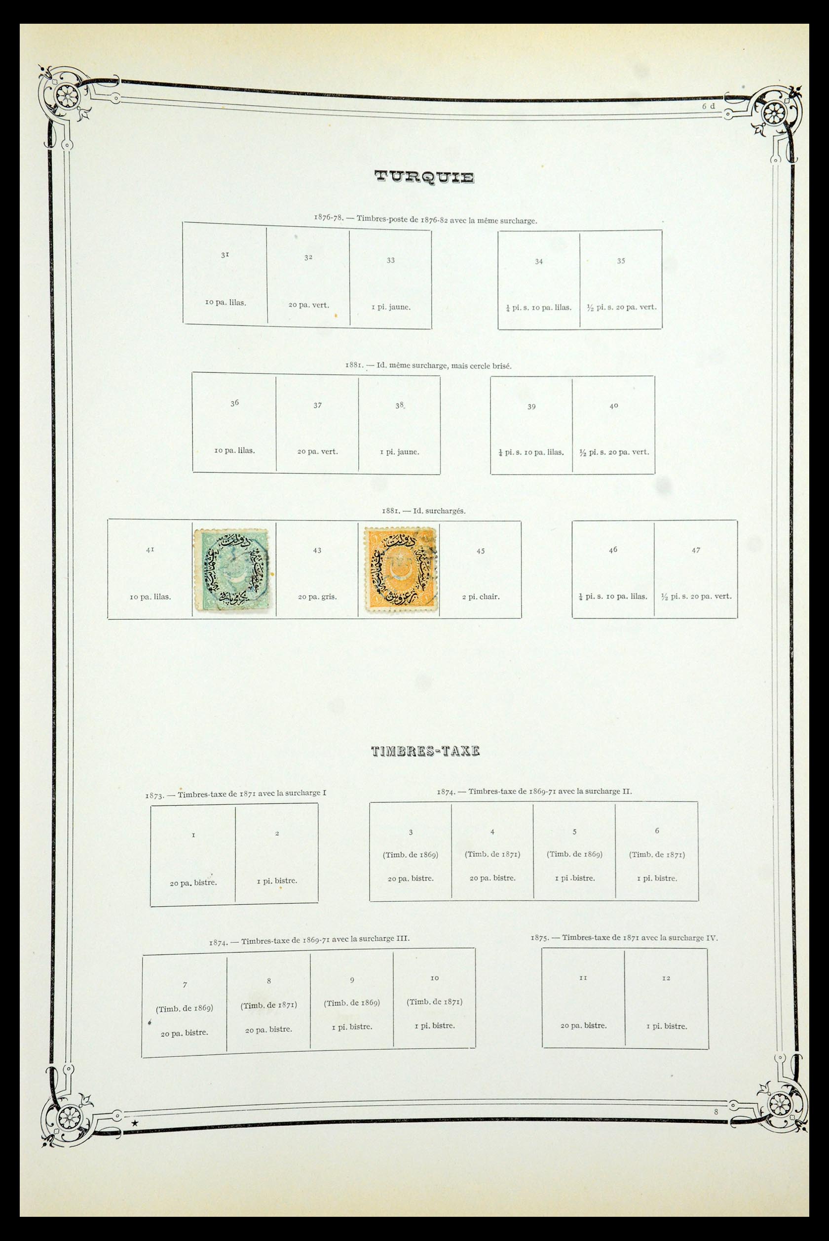 35722 086 - Postzegelverzameling 35722 Turkije 1862-1960.
