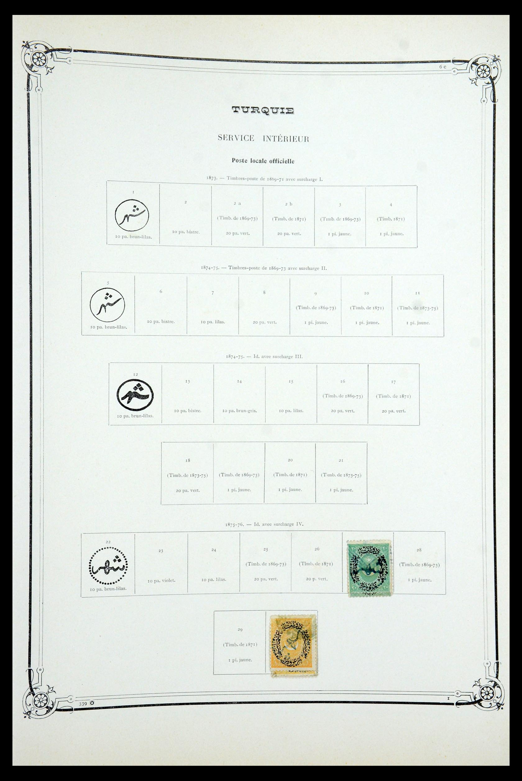 35722 087 - Postzegelverzameling 35722 Turkije 1862-1960.