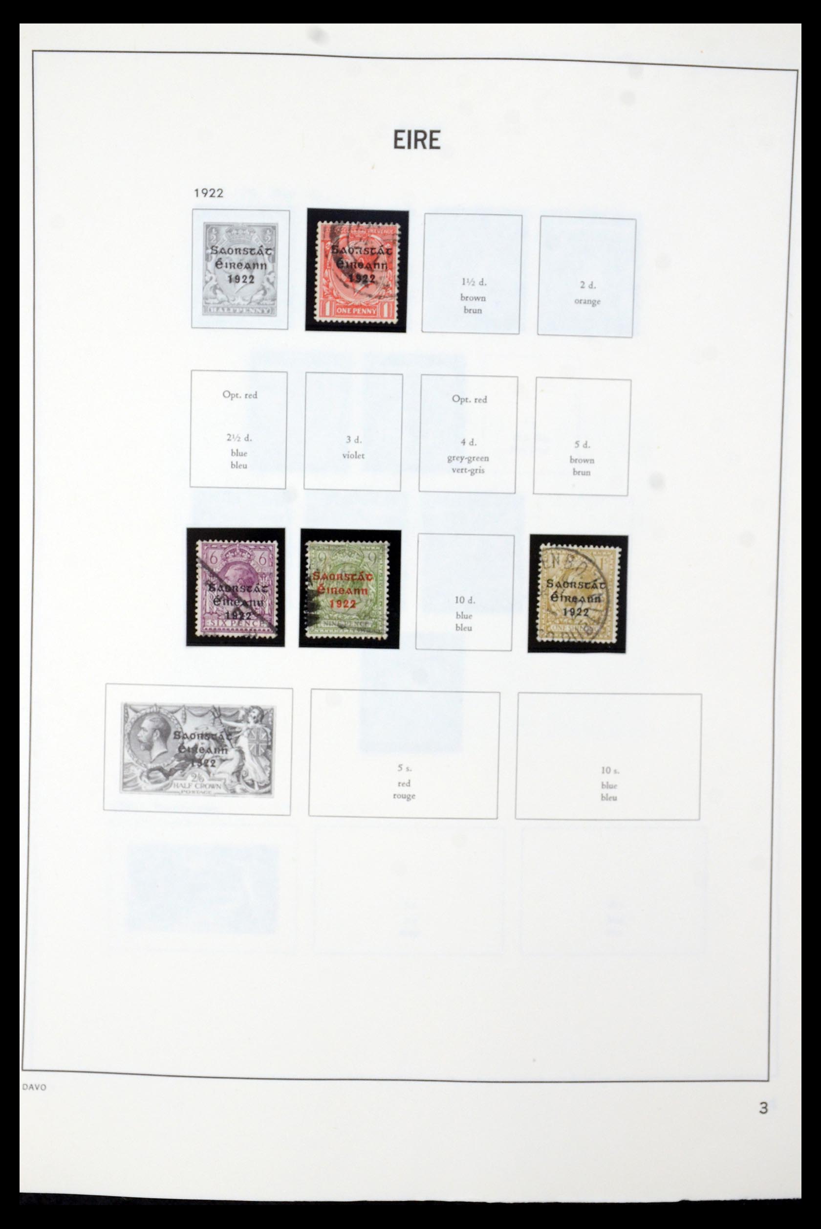 35724 003 - Postzegelverzameling 35724 Ierland 1922-2005.