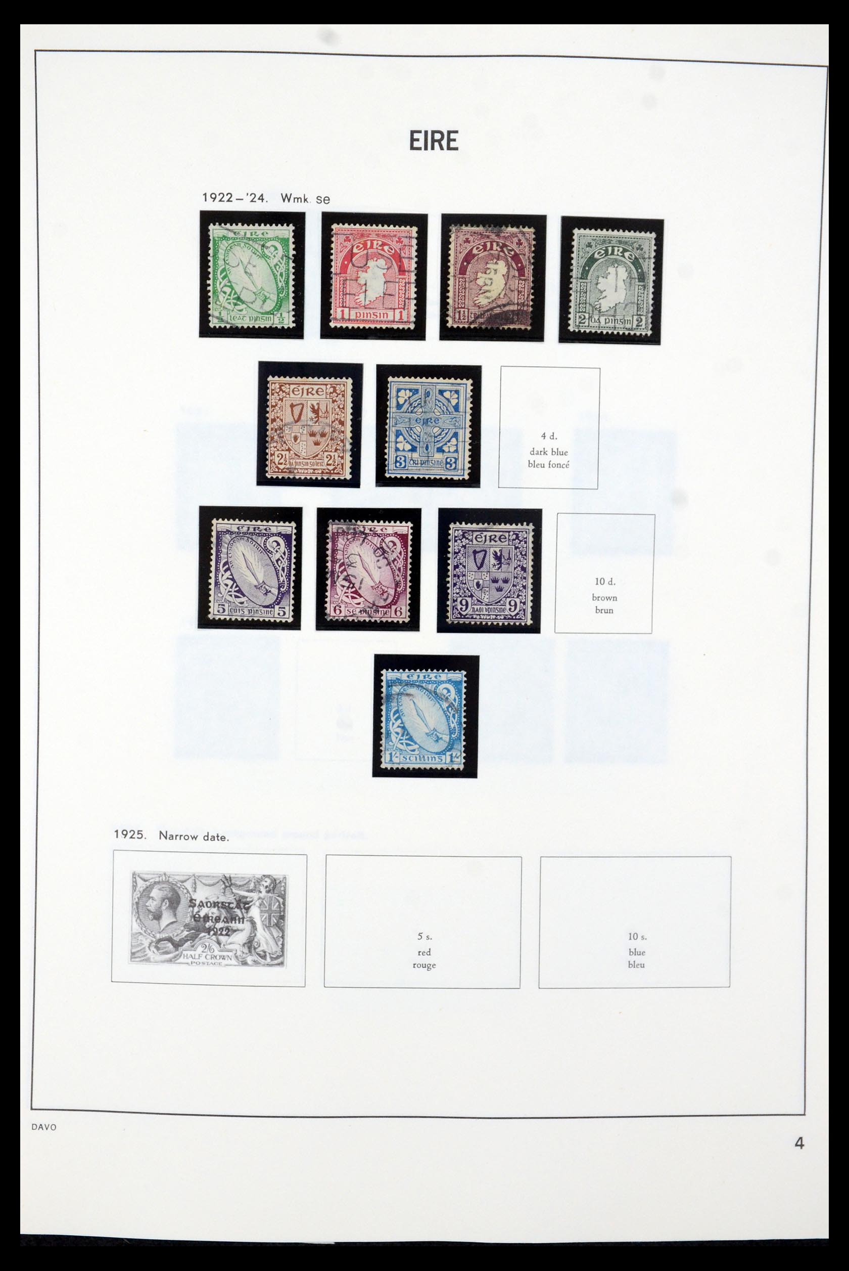 35724 004 - Postzegelverzameling 35724 Ierland 1922-2005.