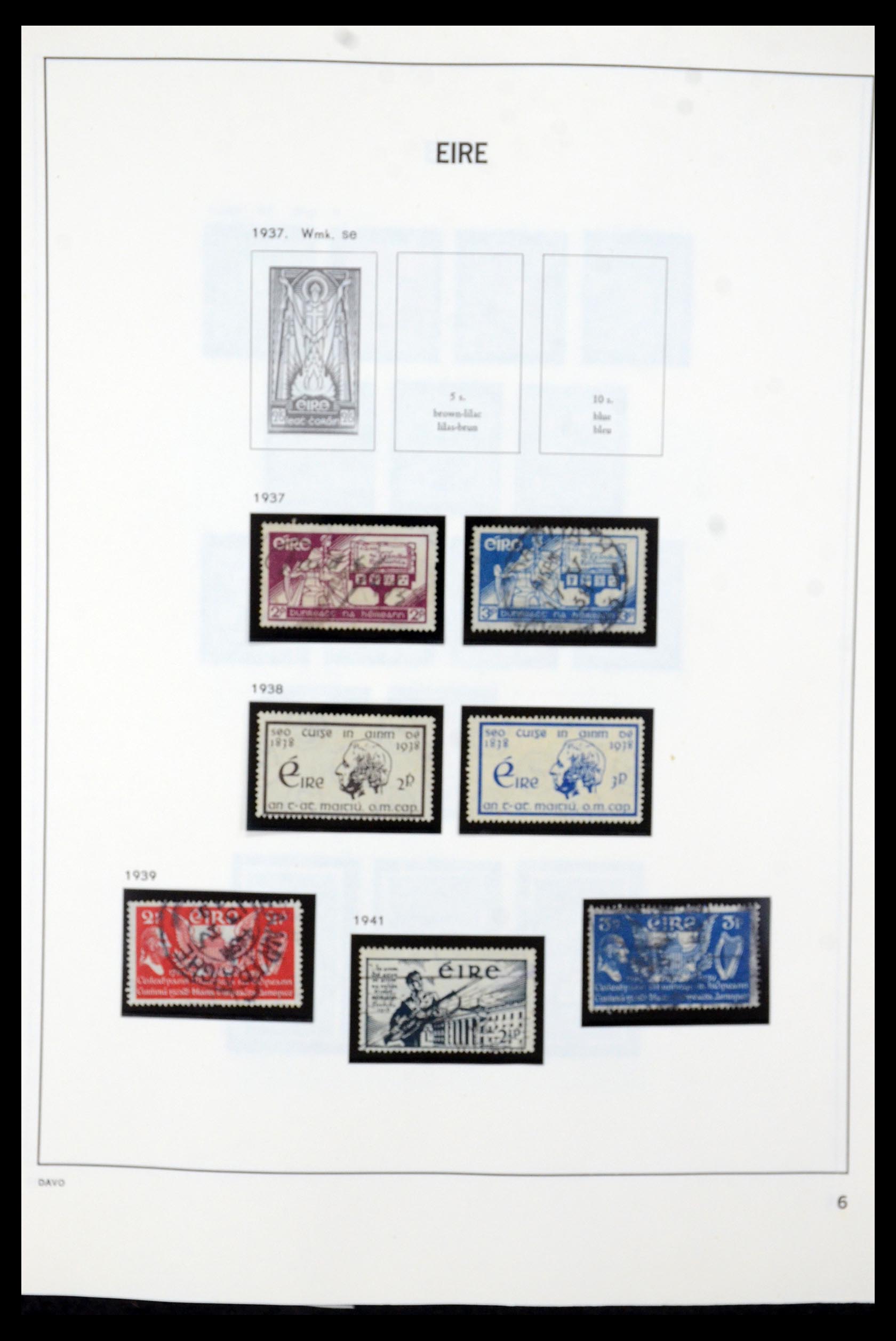 35724 006 - Postzegelverzameling 35724 Ierland 1922-2005.