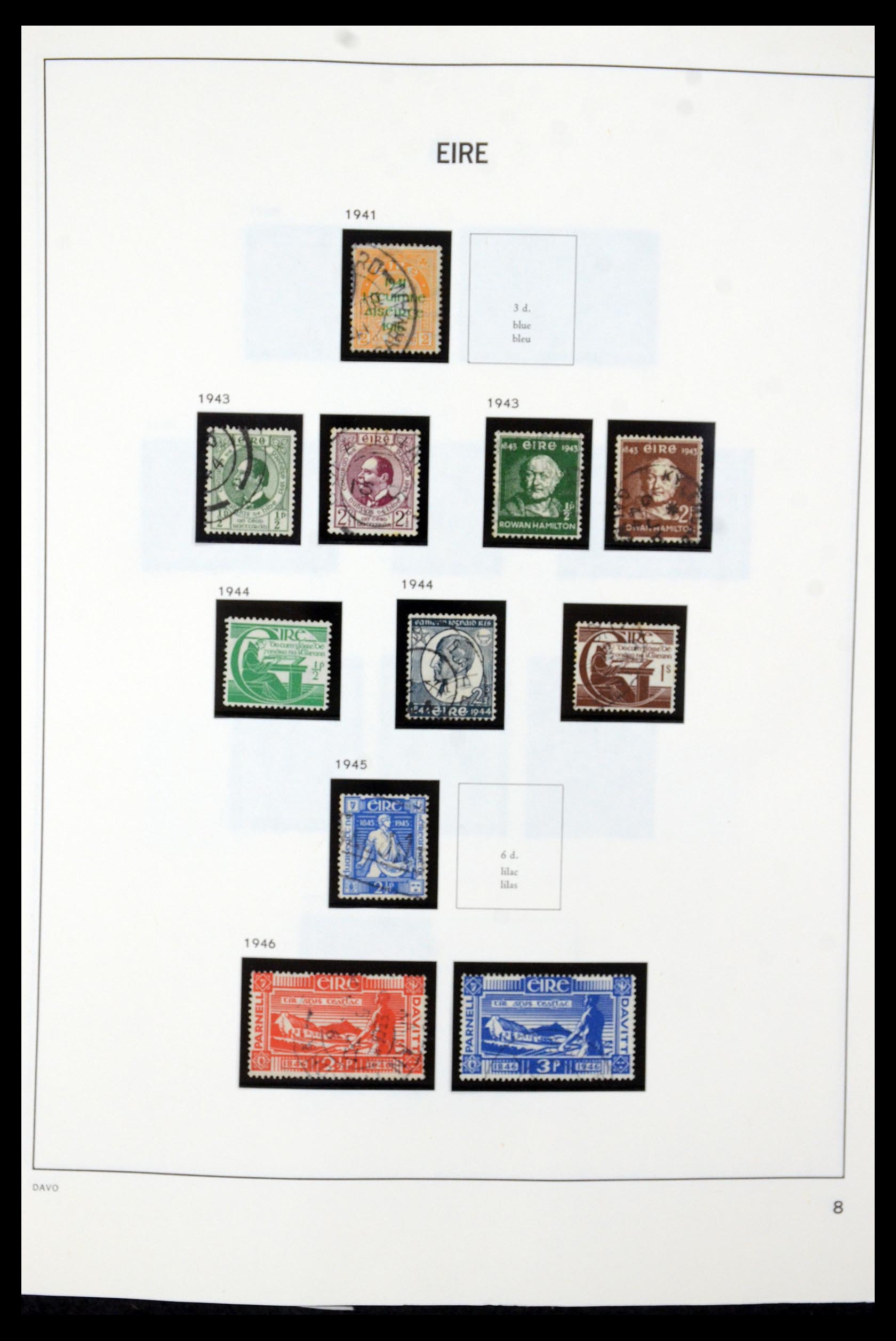 35724 008 - Postzegelverzameling 35724 Ierland 1922-2005.