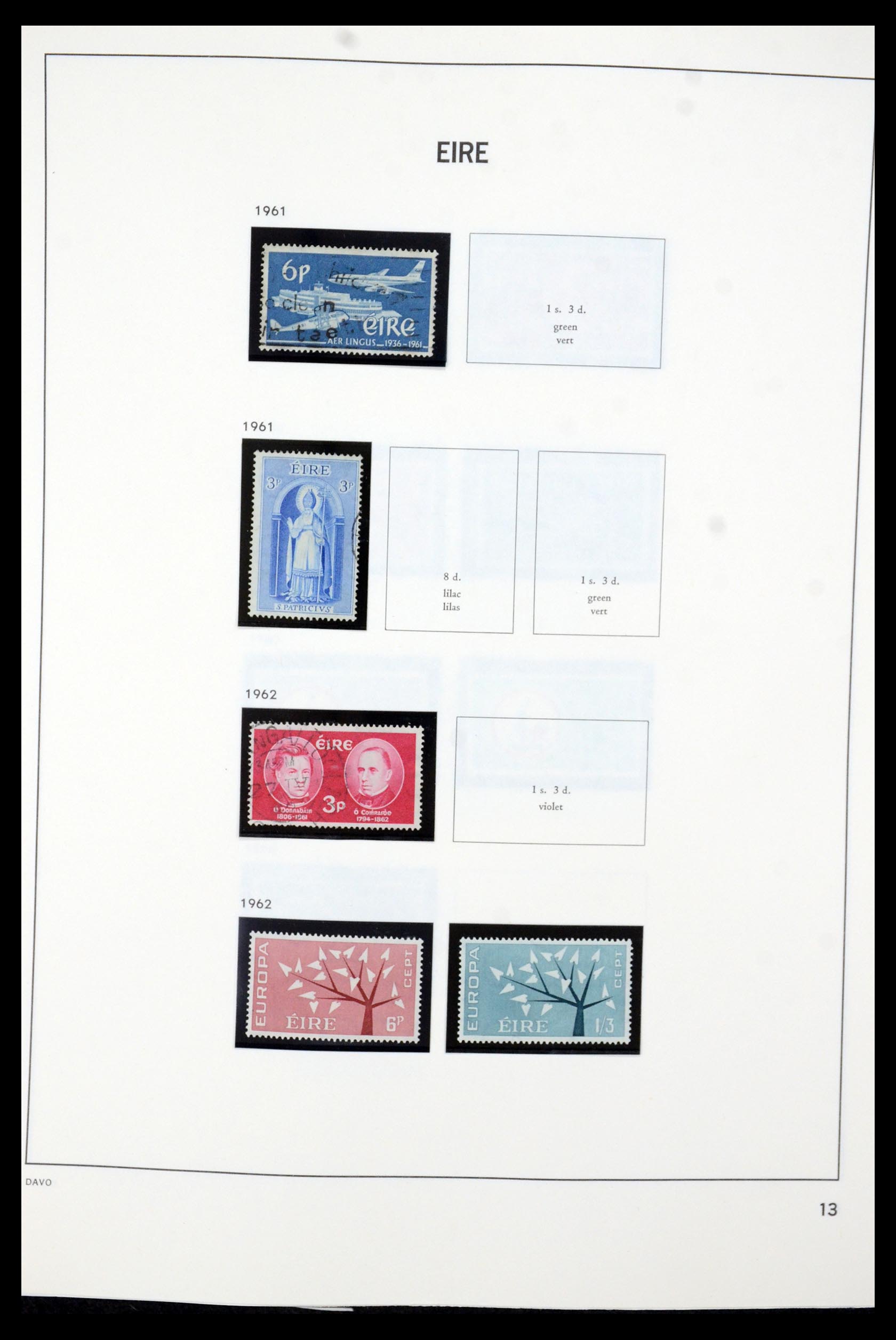 35724 013 - Postzegelverzameling 35724 Ierland 1922-2005.