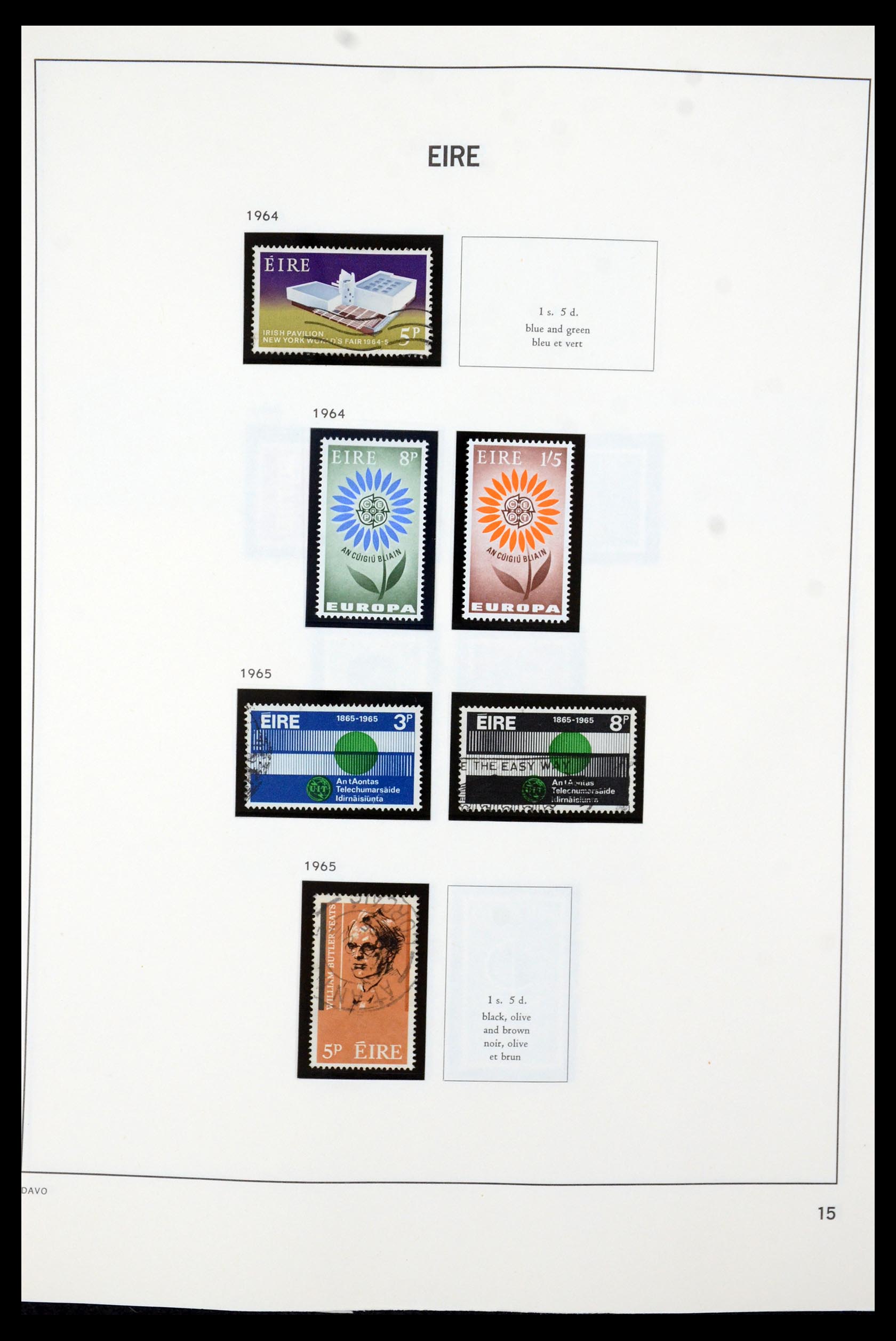 35724 015 - Postzegelverzameling 35724 Ierland 1922-2005.