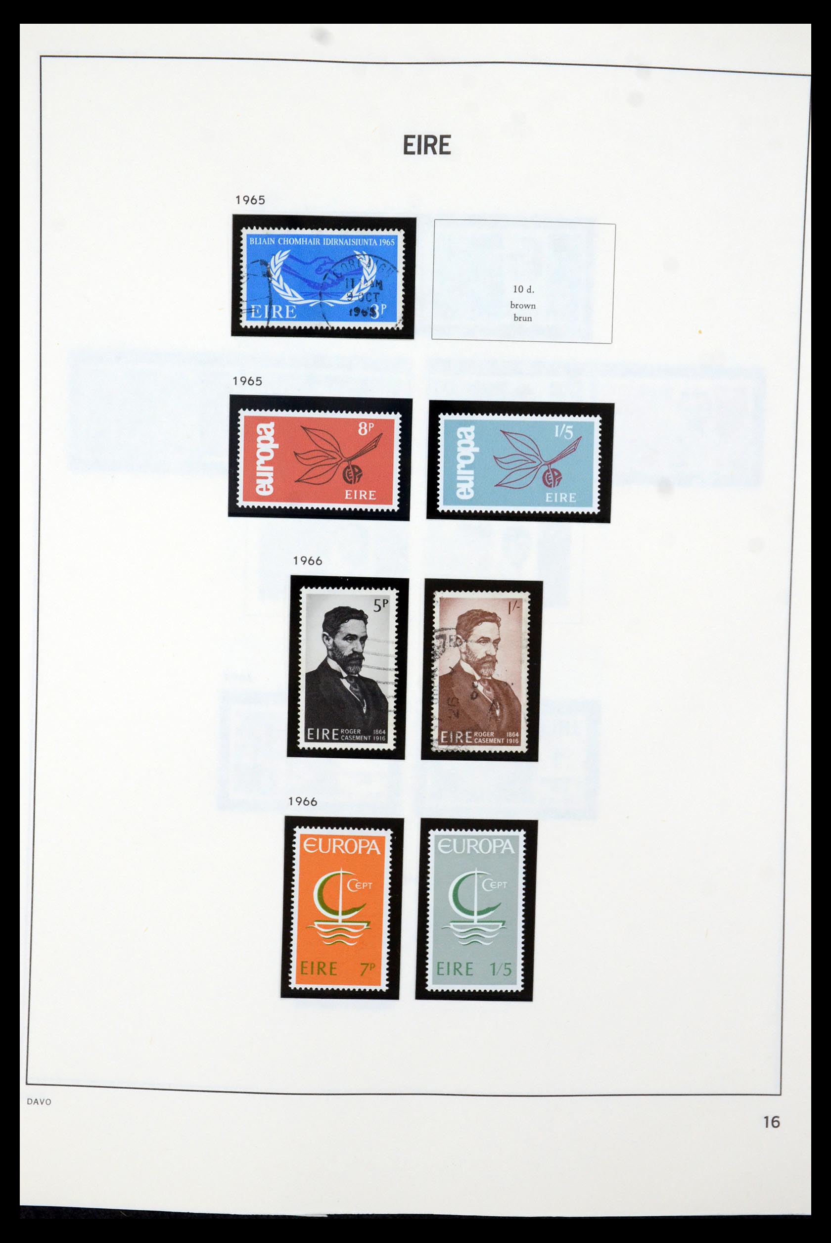 35724 016 - Postzegelverzameling 35724 Ierland 1922-2005.