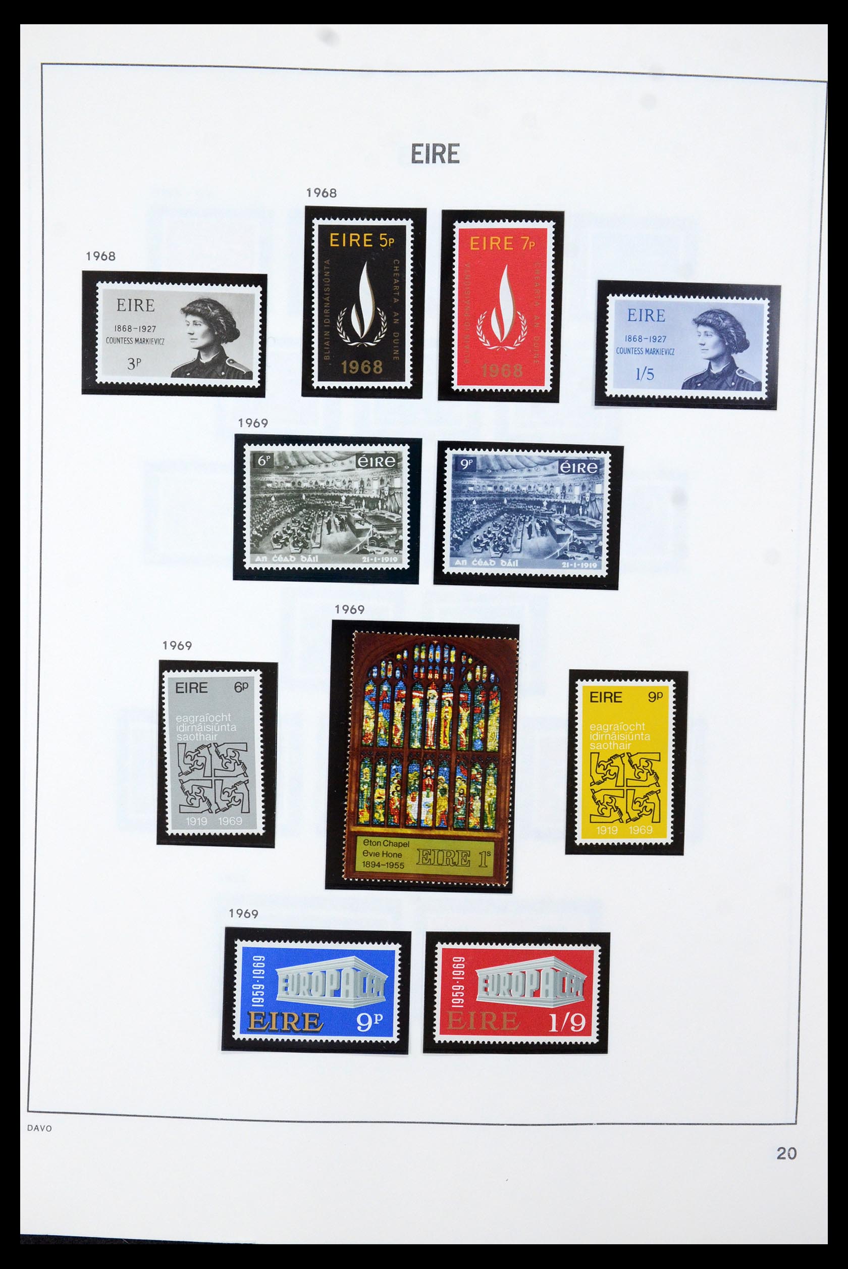 35724 020 - Postzegelverzameling 35724 Ierland 1922-2005.
