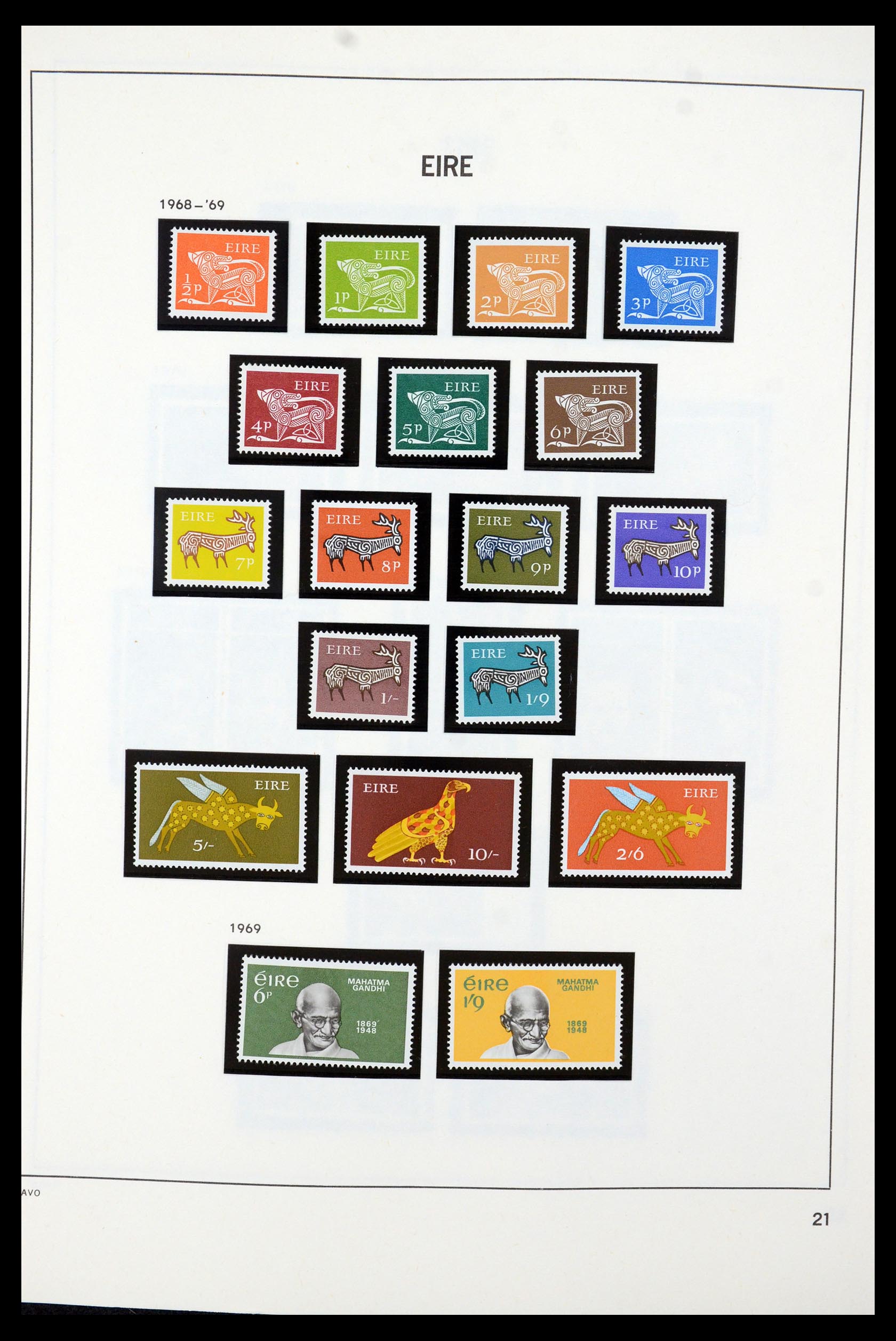 35724 021 - Postzegelverzameling 35724 Ierland 1922-2005.