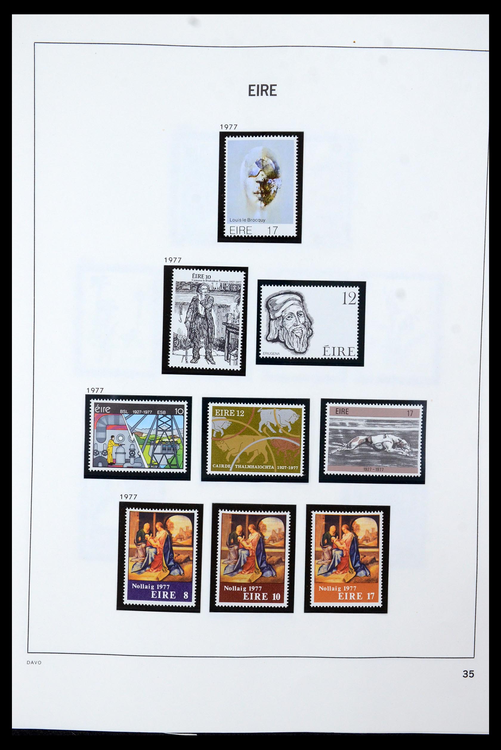 35724 036 - Postzegelverzameling 35724 Ierland 1922-2005.