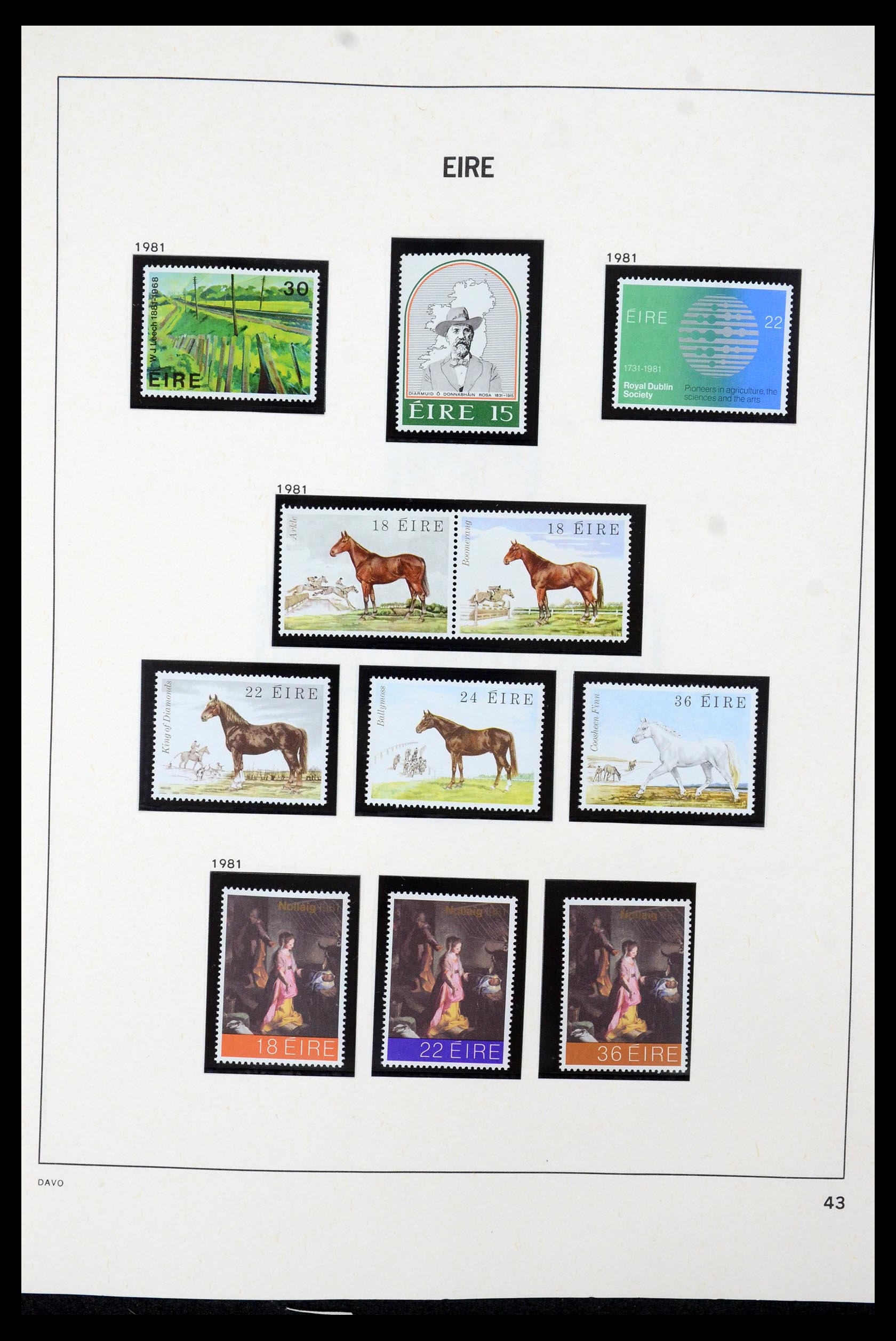 35724 044 - Postzegelverzameling 35724 Ierland 1922-2005.
