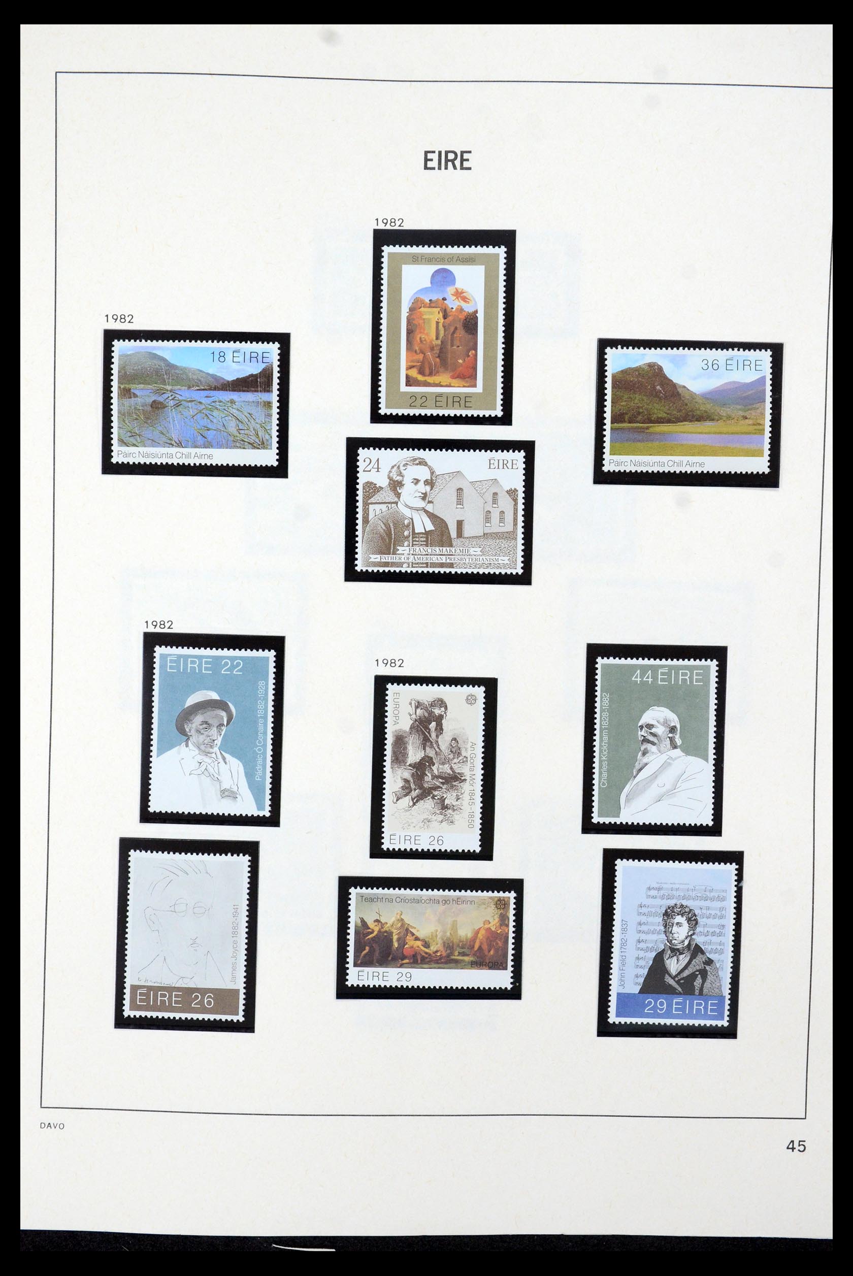 35724 046 - Postzegelverzameling 35724 Ierland 1922-2005.