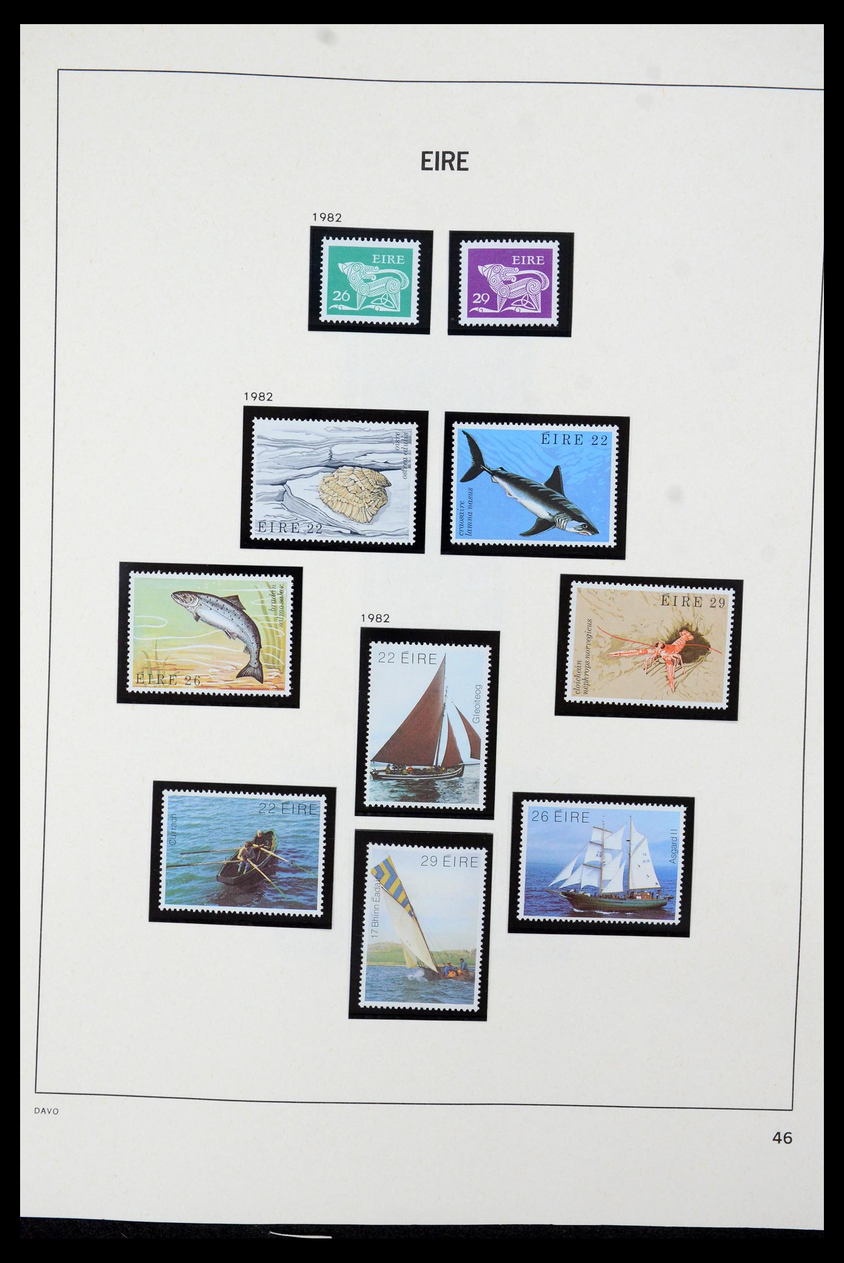 35724 047 - Postzegelverzameling 35724 Ierland 1922-2005.
