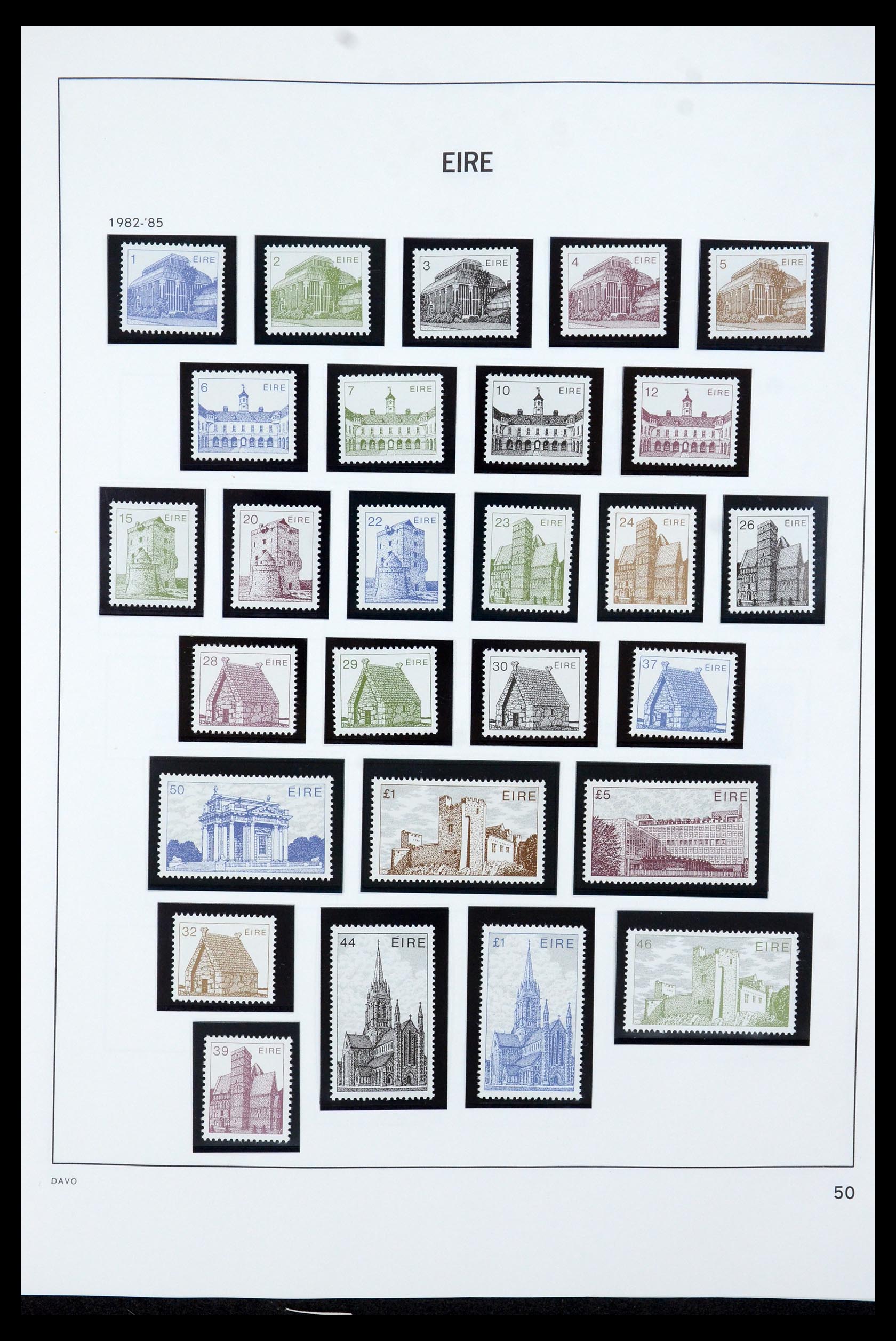 35724 051 - Postzegelverzameling 35724 Ierland 1922-2005.