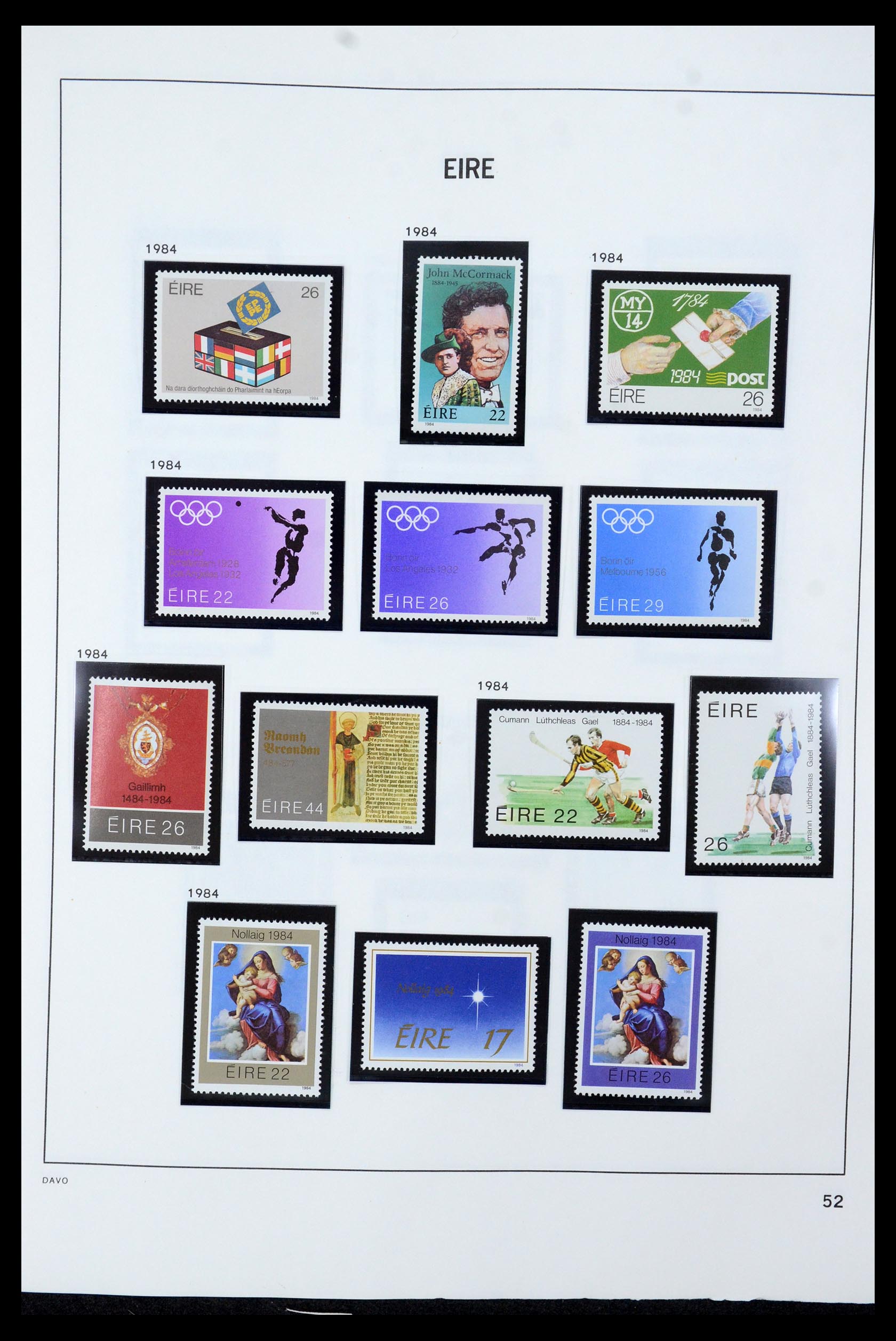 35724 053 - Postzegelverzameling 35724 Ierland 1922-2005.