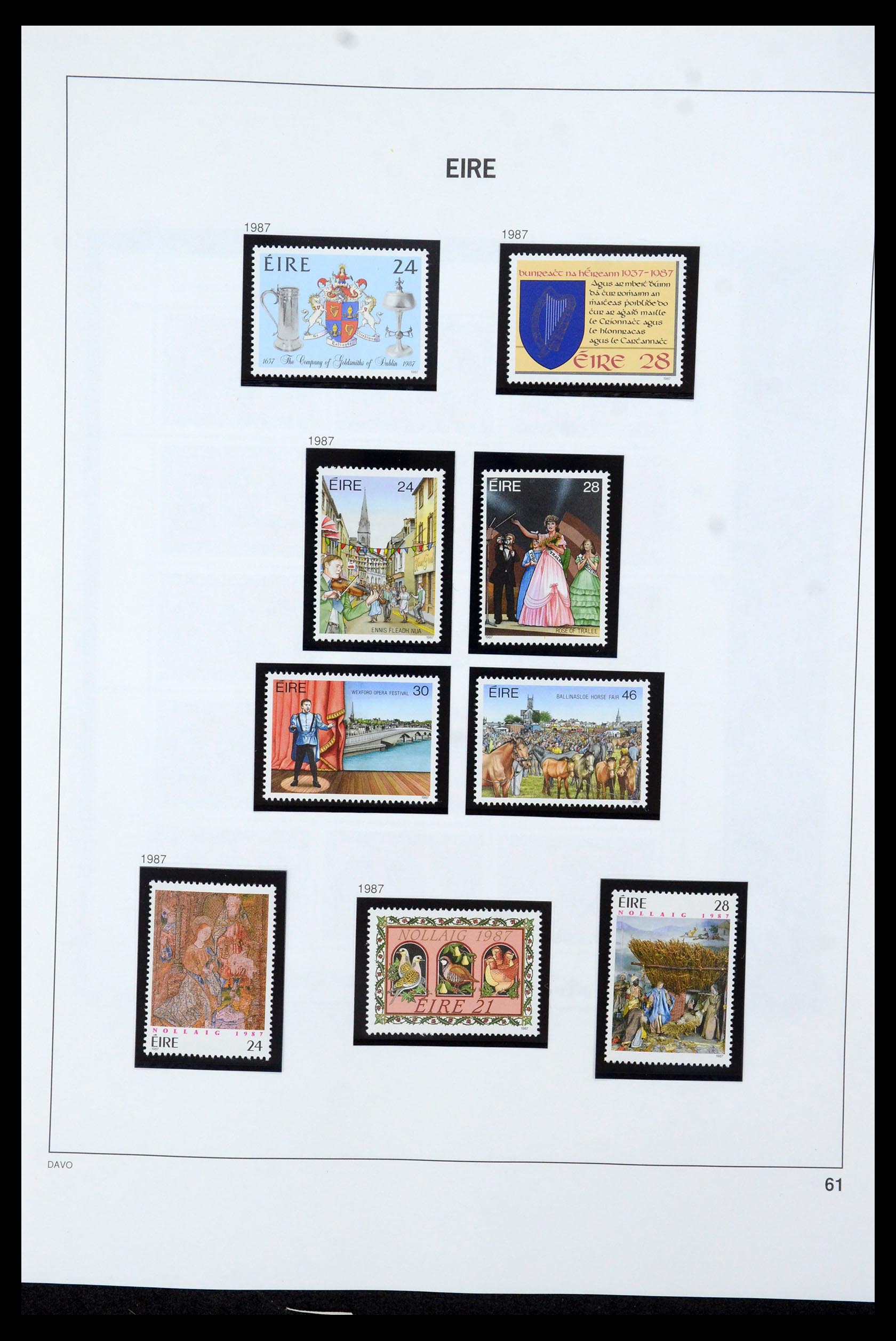 35724 064 - Postzegelverzameling 35724 Ierland 1922-2005.