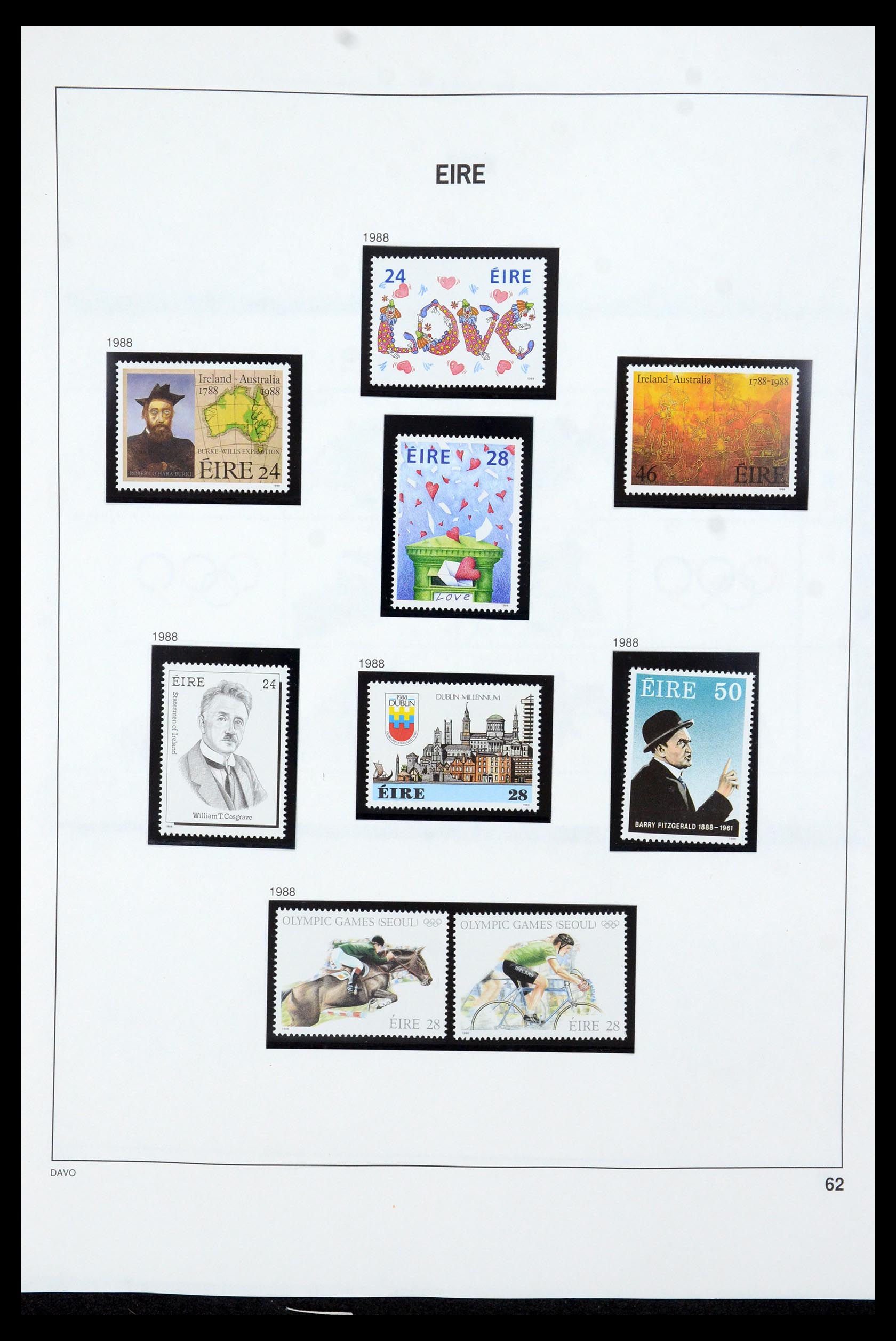35724 066 - Postzegelverzameling 35724 Ierland 1922-2005.
