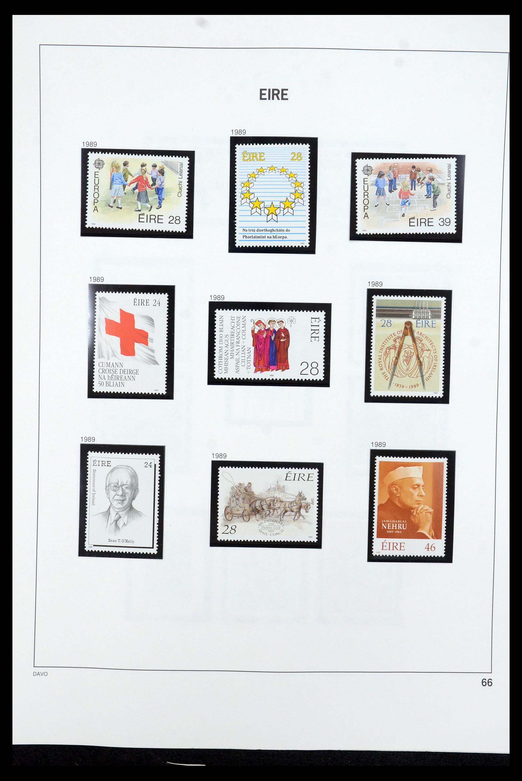 35724 073 - Postzegelverzameling 35724 Ierland 1922-2005.