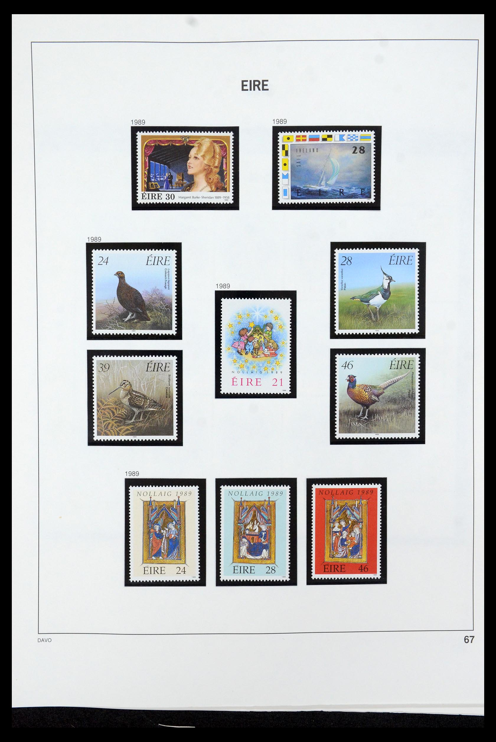 35724 074 - Postzegelverzameling 35724 Ierland 1922-2005.