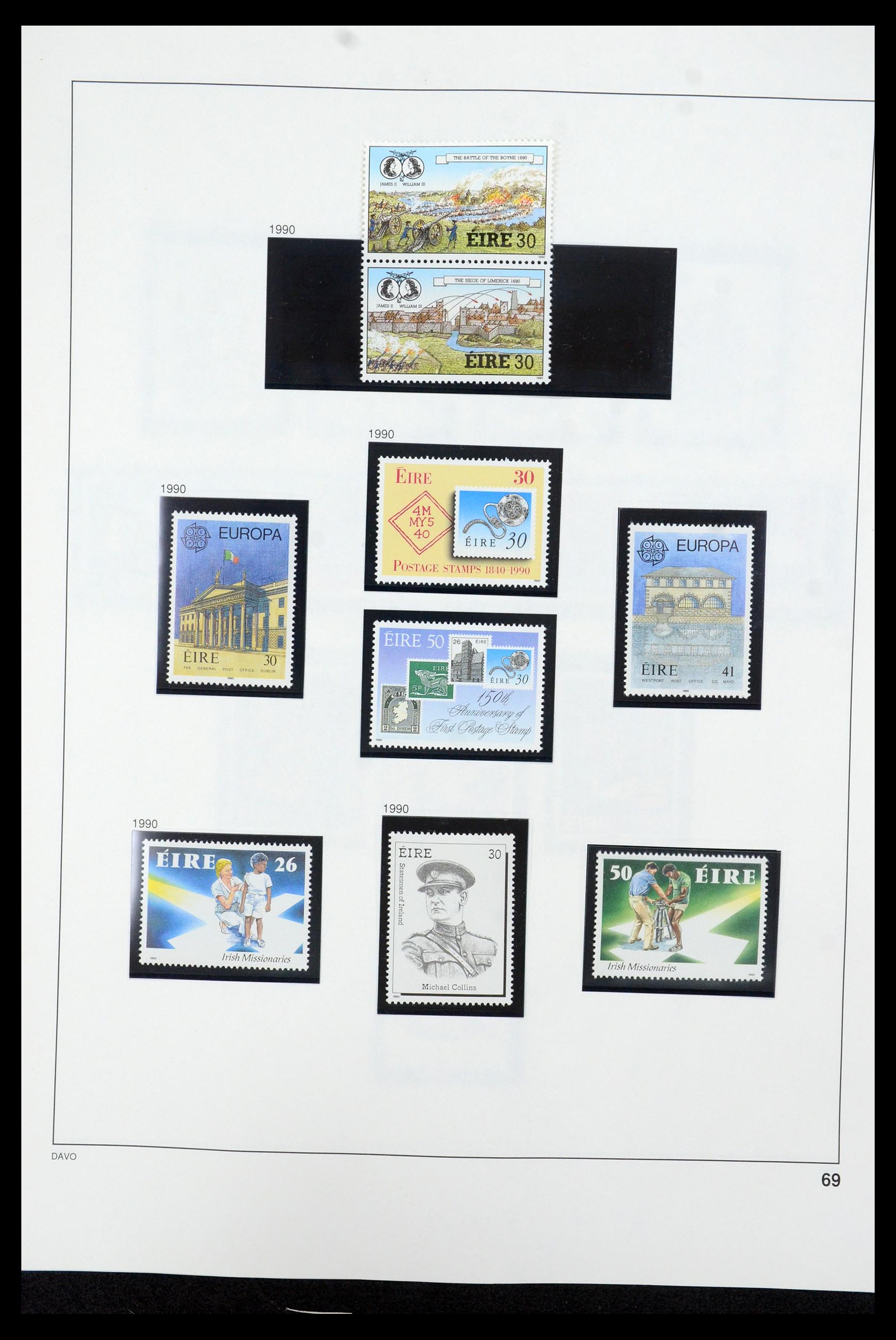 35724 078 - Postzegelverzameling 35724 Ierland 1922-2005.