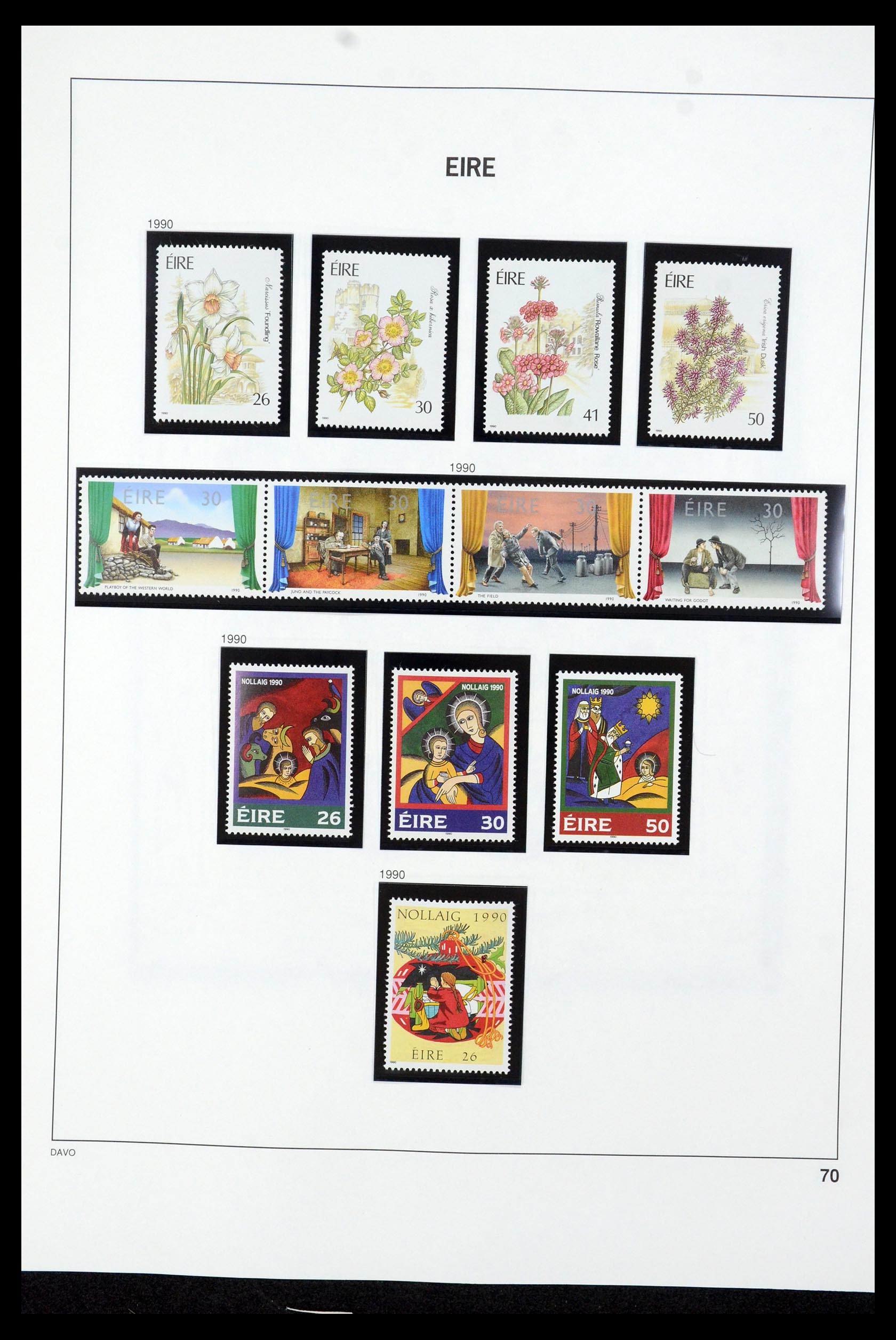 35724 079 - Postzegelverzameling 35724 Ierland 1922-2005.