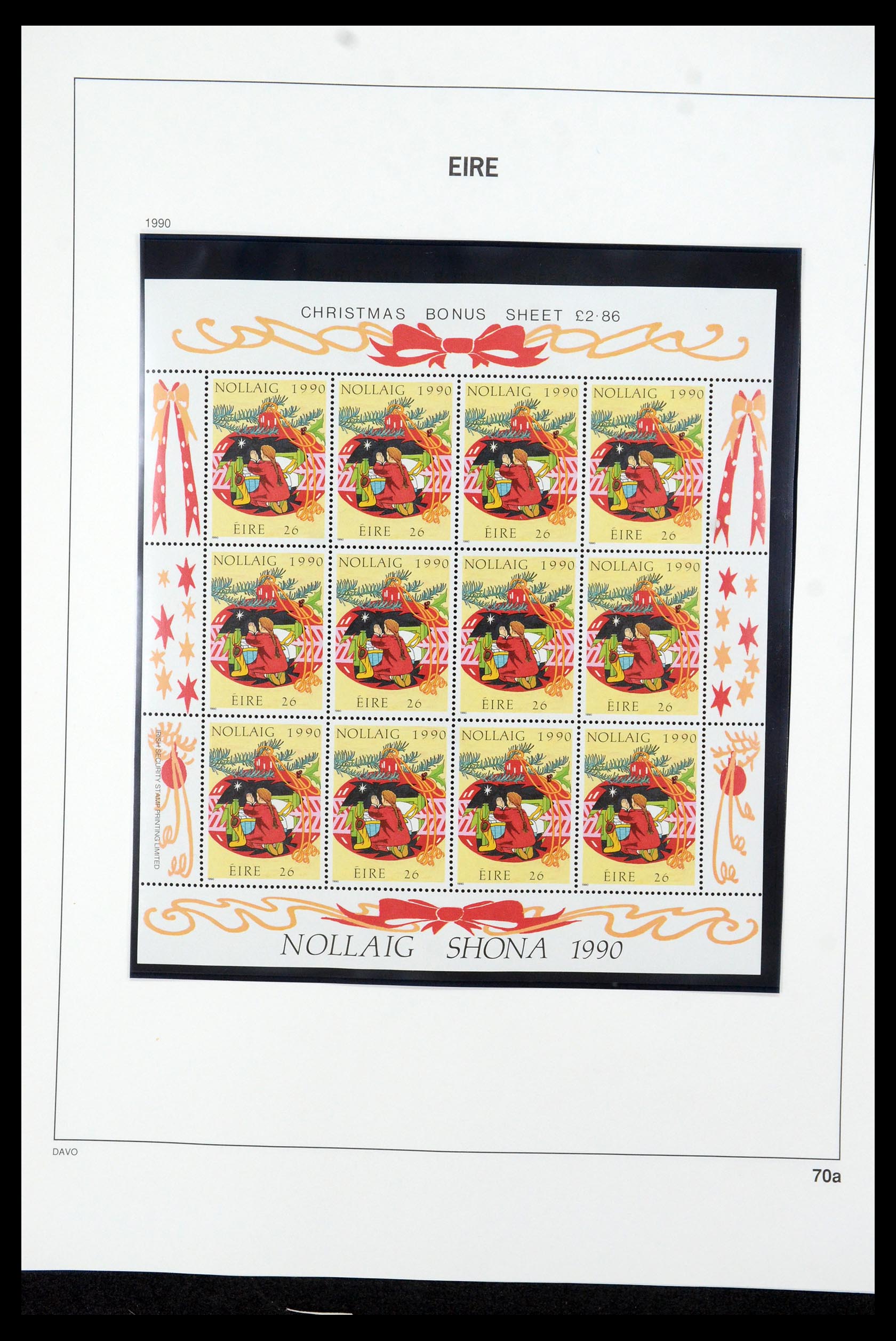 35724 080 - Postzegelverzameling 35724 Ierland 1922-2005.