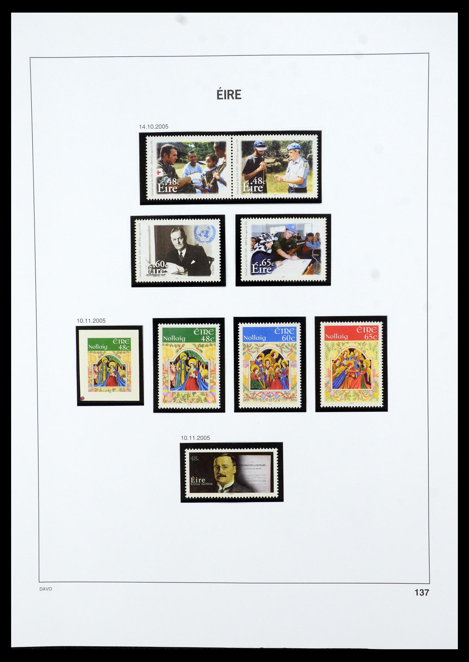 35724 173 - Postzegelverzameling 35724 Ierland 1922-2005.