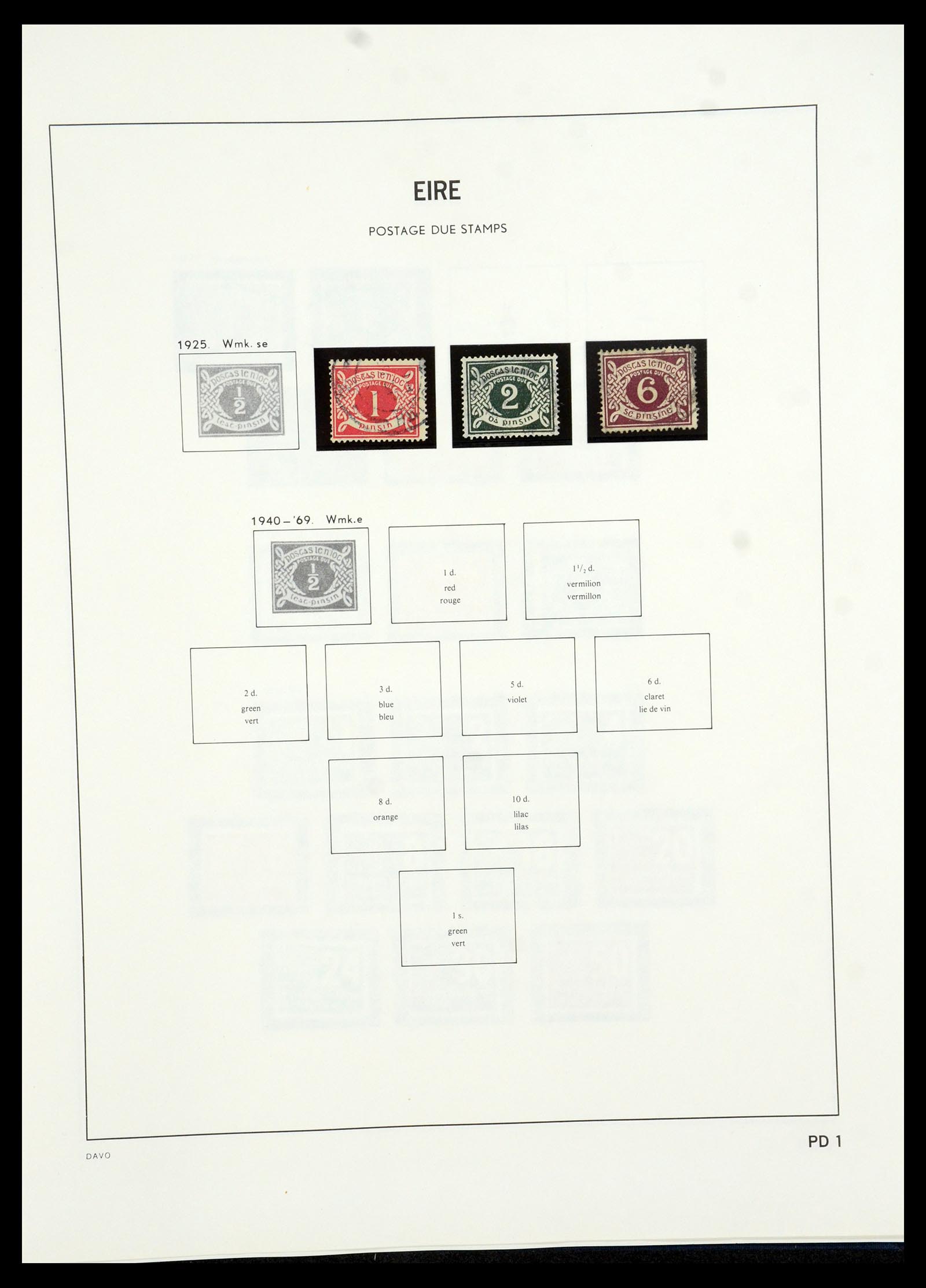 35724 216 - Postzegelverzameling 35724 Ierland 1922-2005.