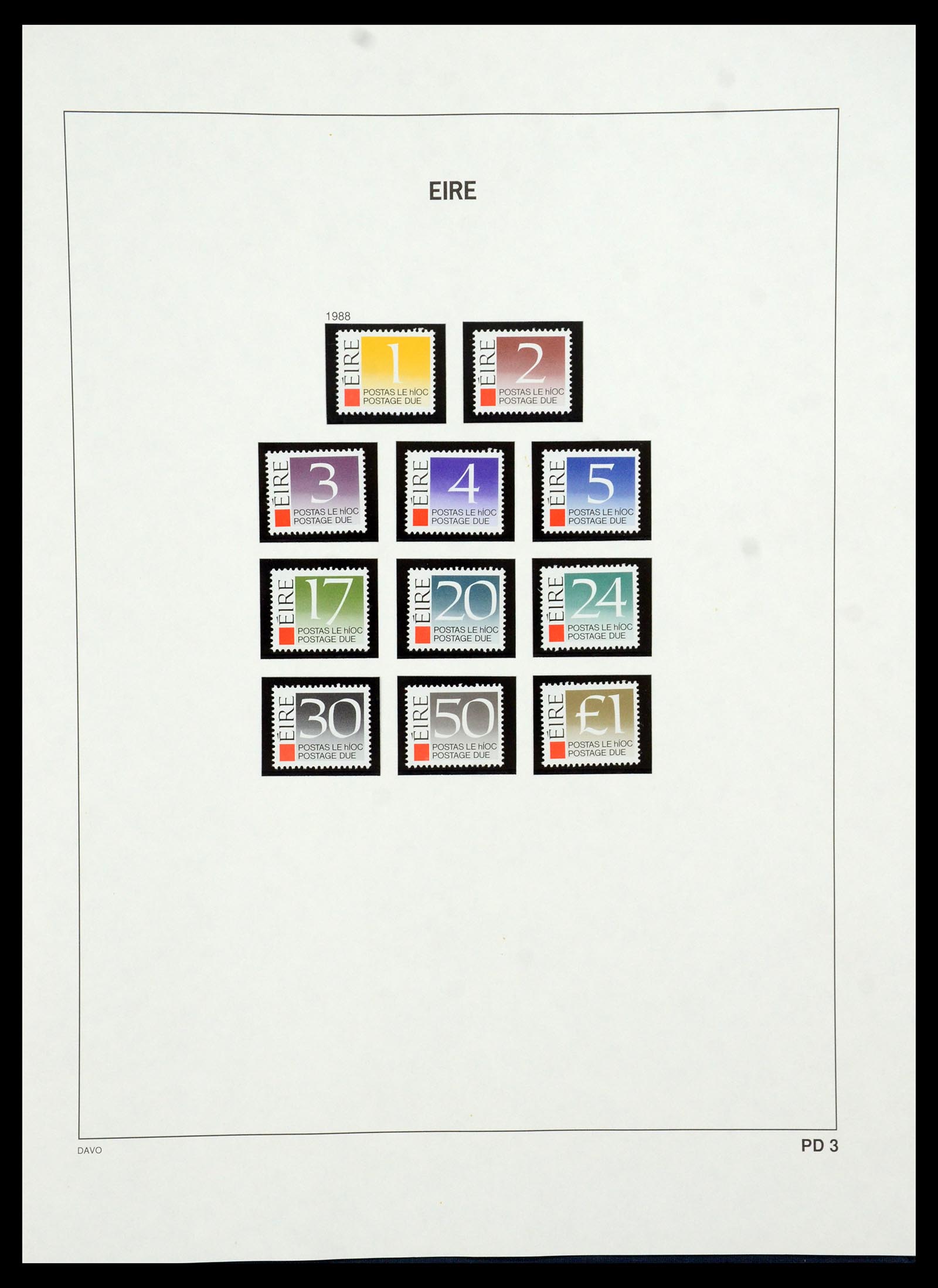 35724 218 - Postzegelverzameling 35724 Ierland 1922-2005.