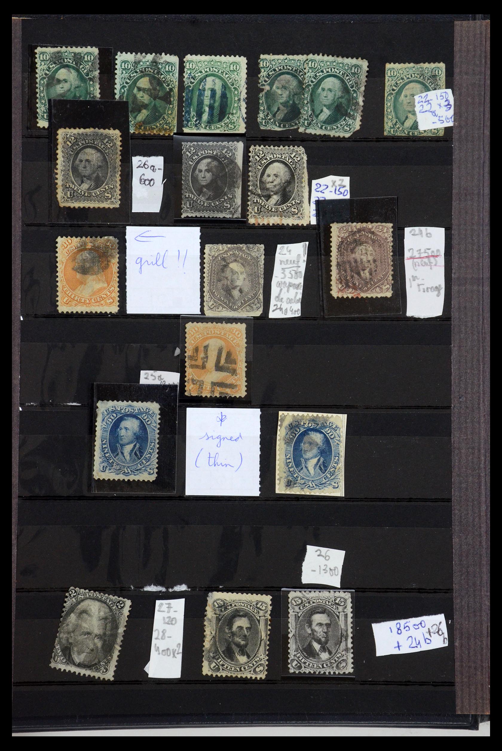 35725 002 - Stamp Collection 35725 USA 1851-1950.