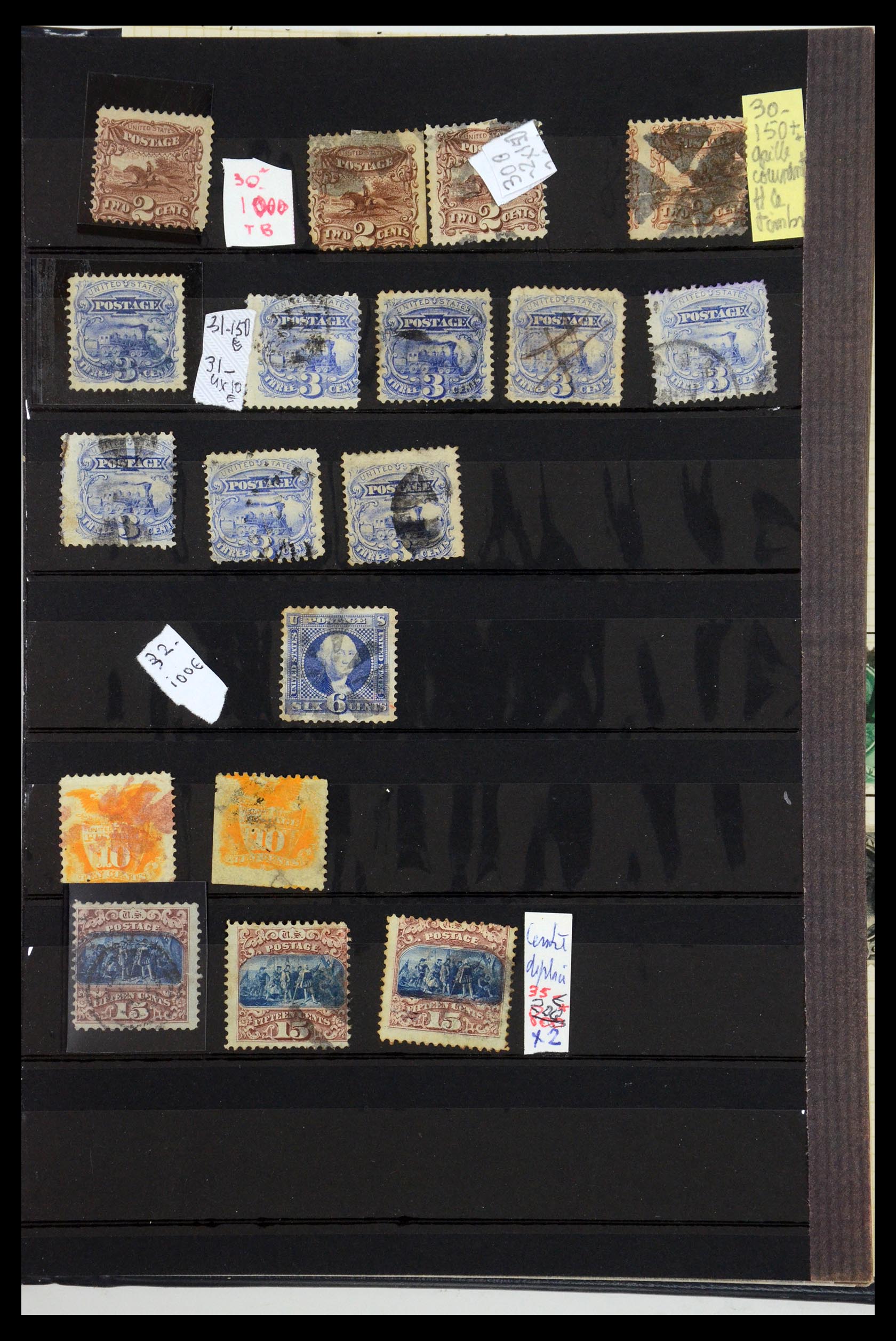 35725 003 - Postzegelverzameling 35725 USA 1851-1950.