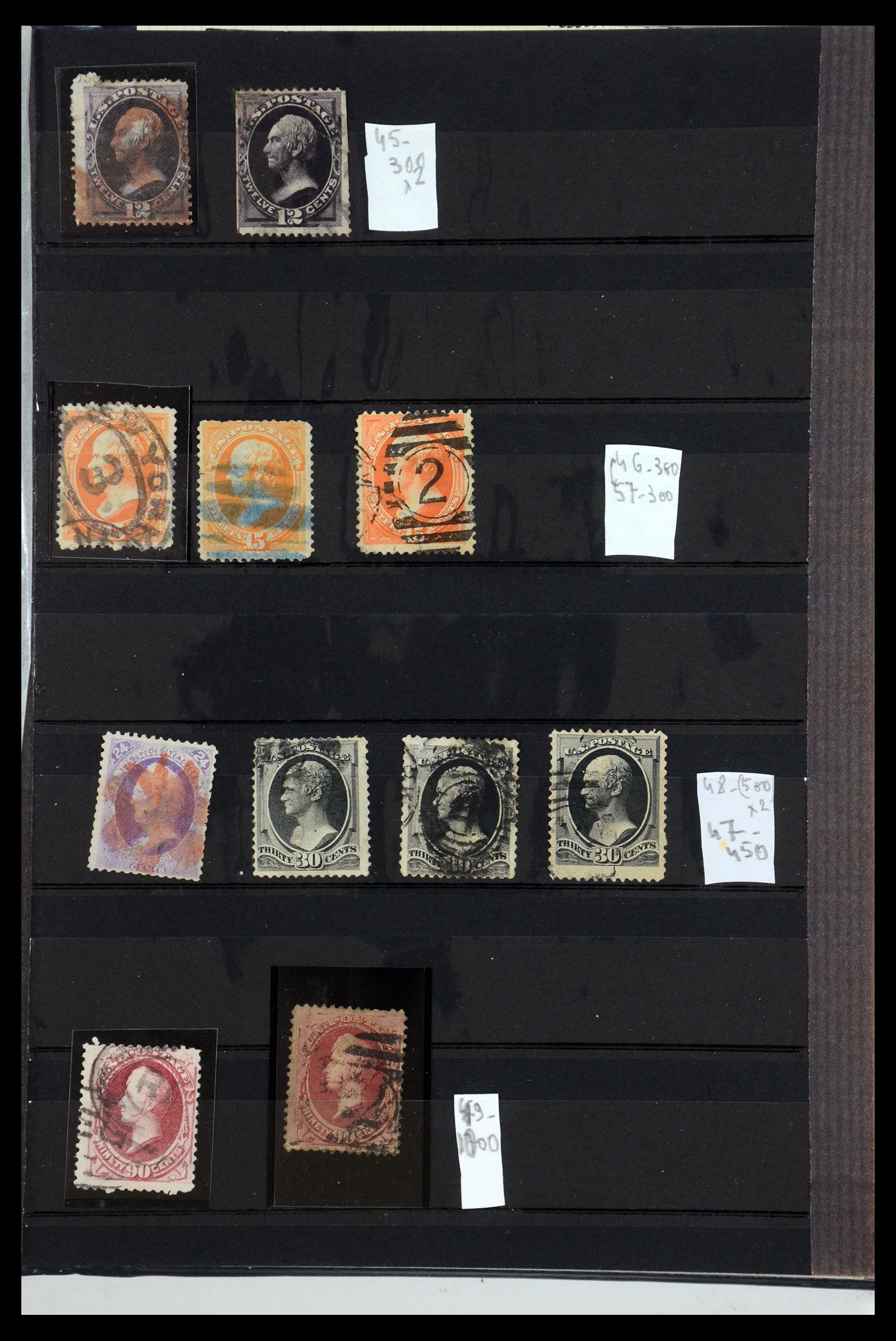 35725 005 - Postzegelverzameling 35725 USA 1851-1950.