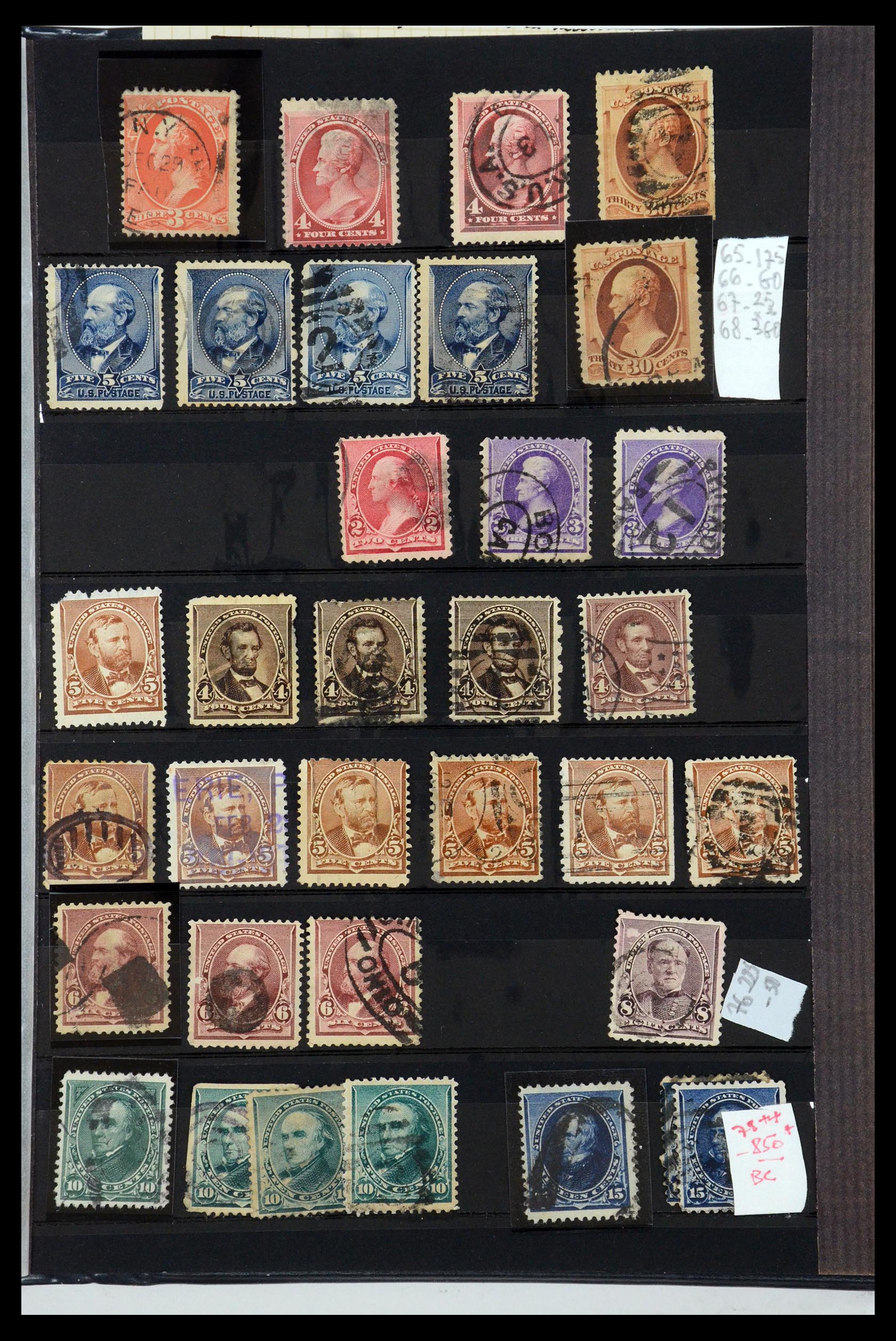 35725 007 - Stamp Collection 35725 USA 1851-1950.