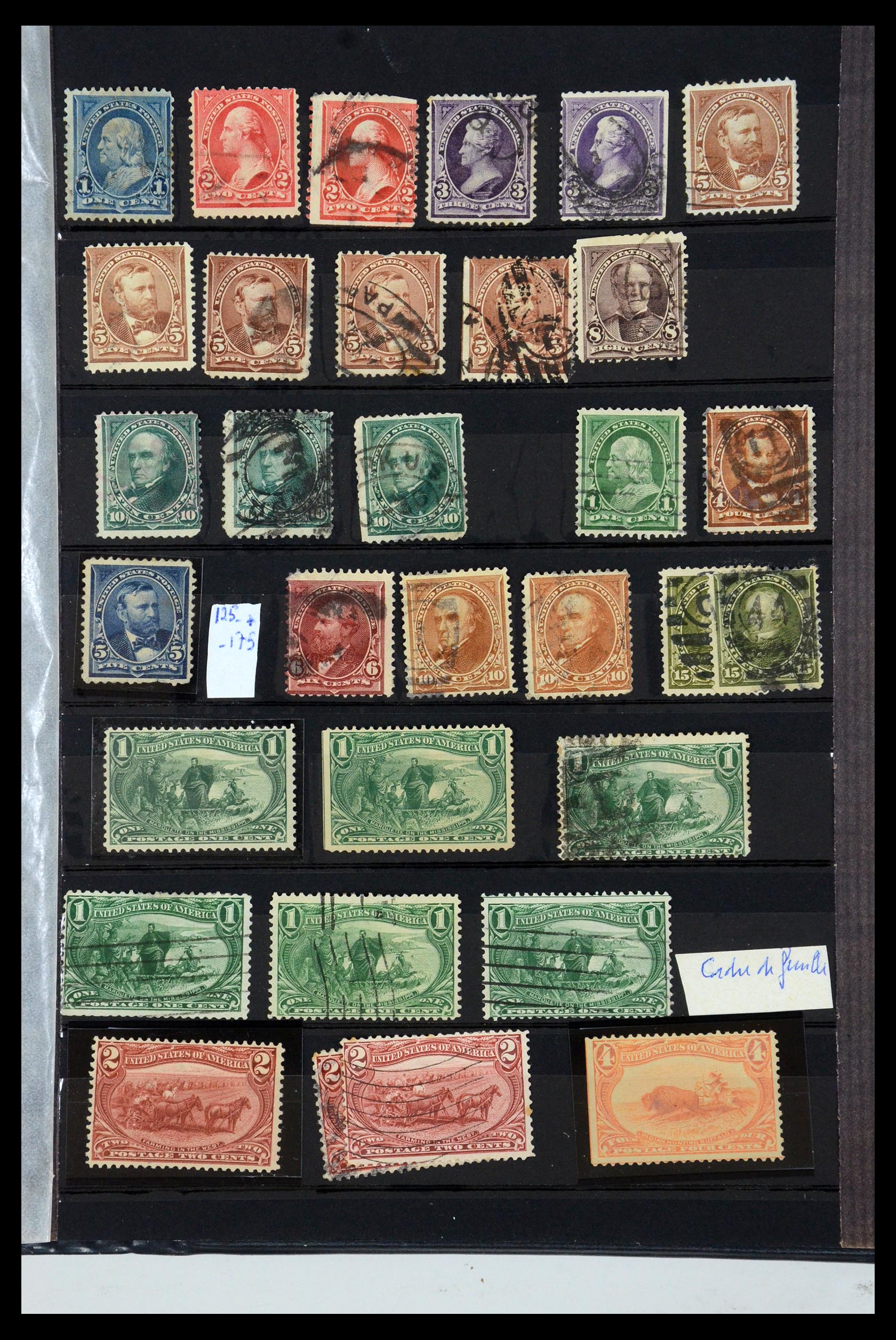 35725 011 - Stamp Collection 35725 USA 1851-1950.