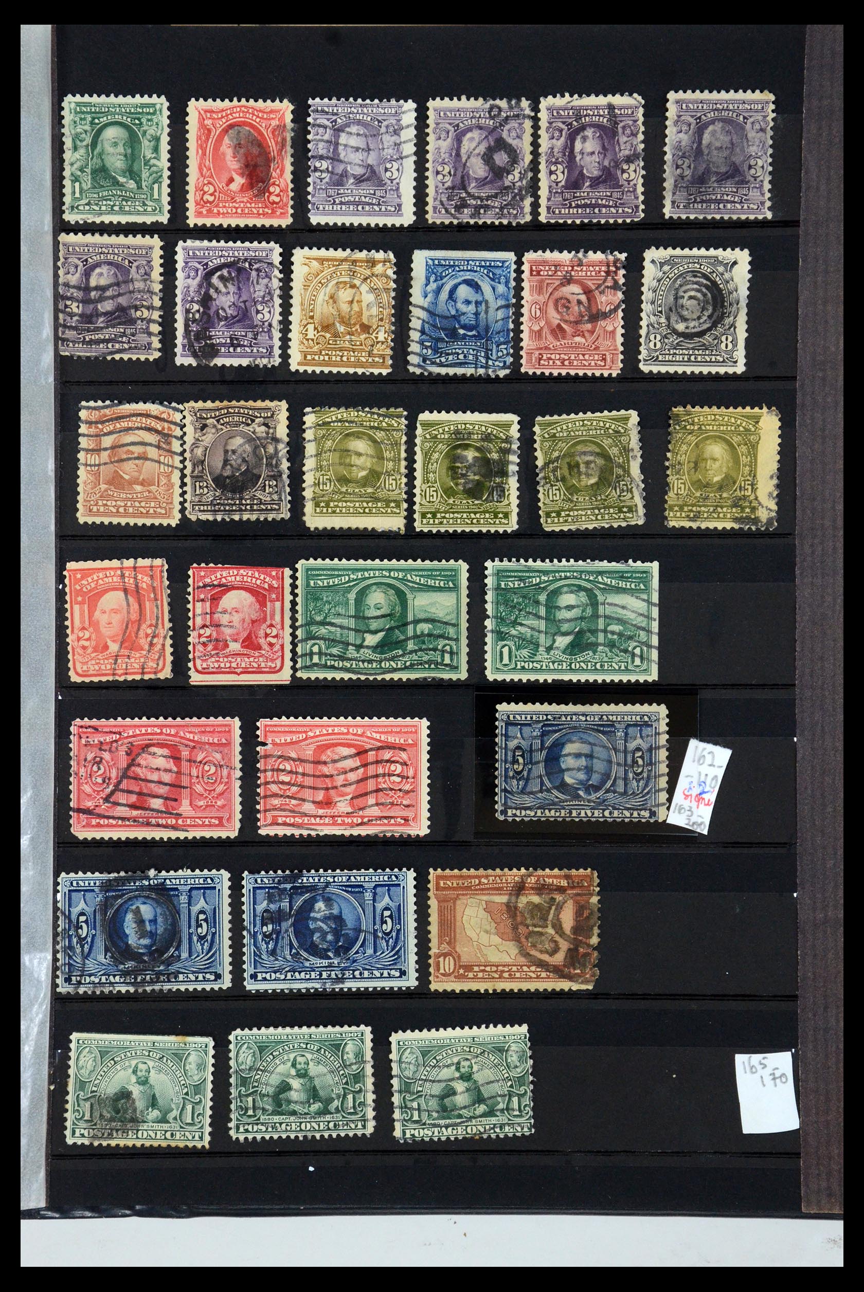 35725 013 - Postzegelverzameling 35725 USA 1851-1950.
