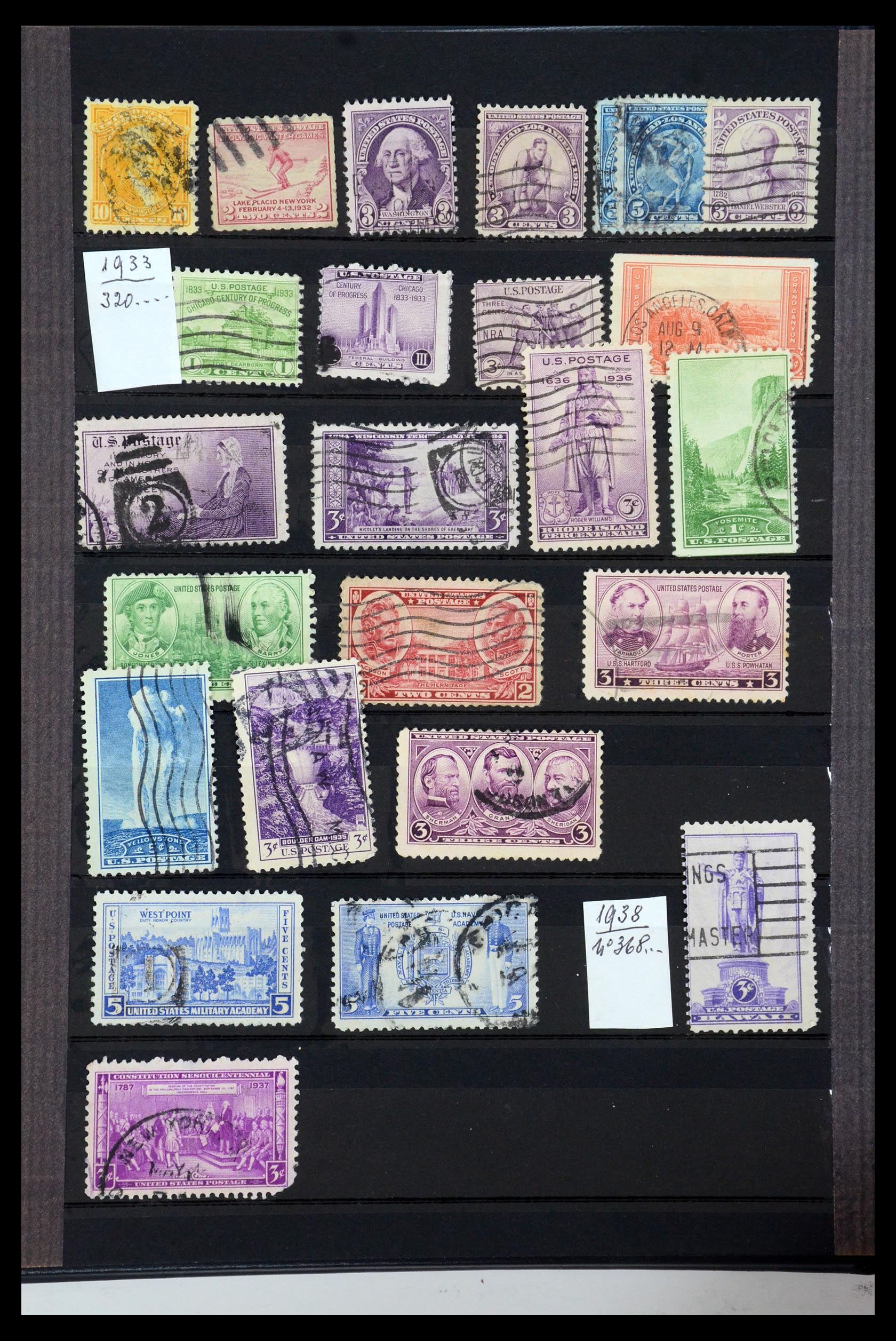 35725 018 - Postzegelverzameling 35725 USA 1851-1950.