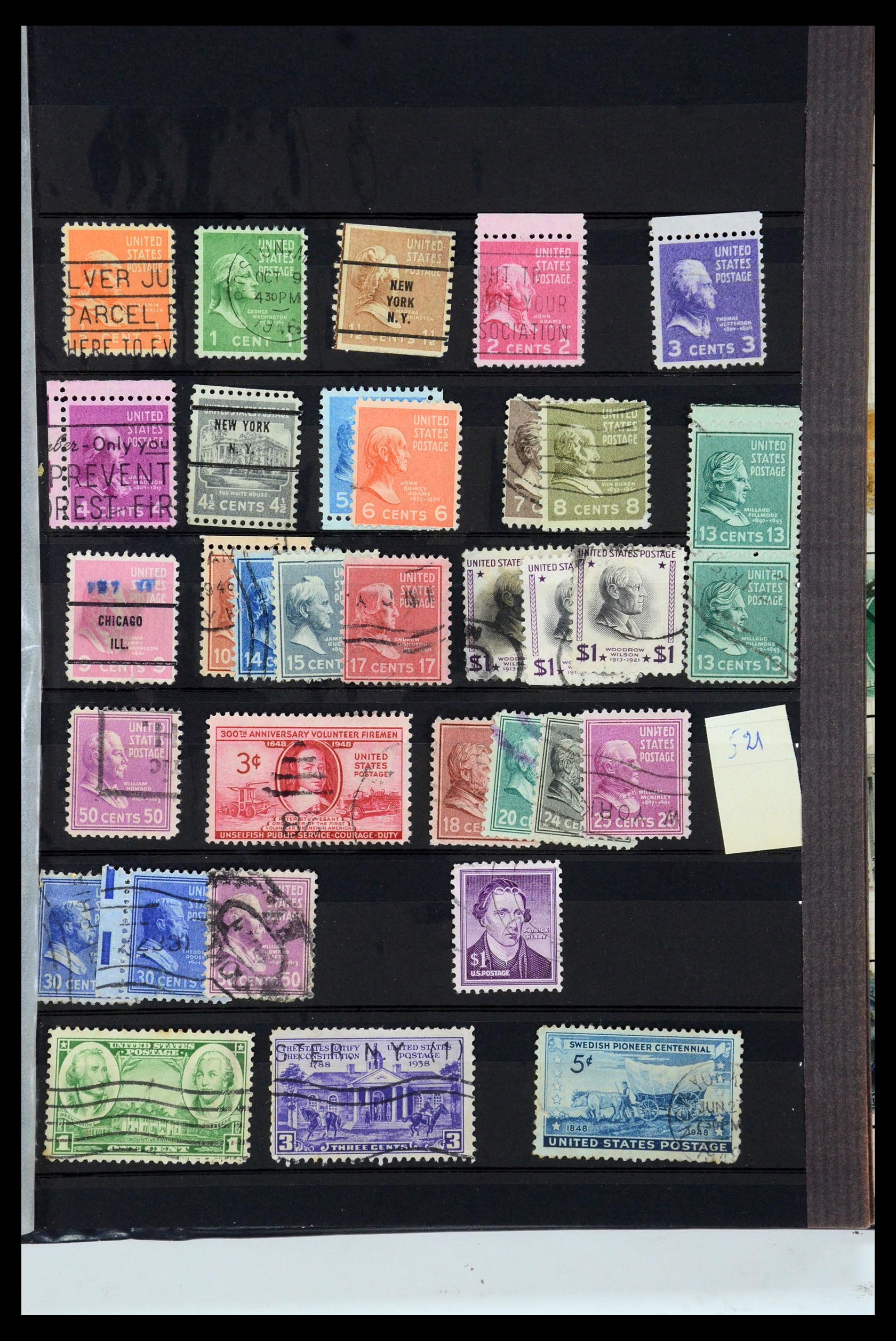 35725 019 - Postzegelverzameling 35725 USA 1851-1950.