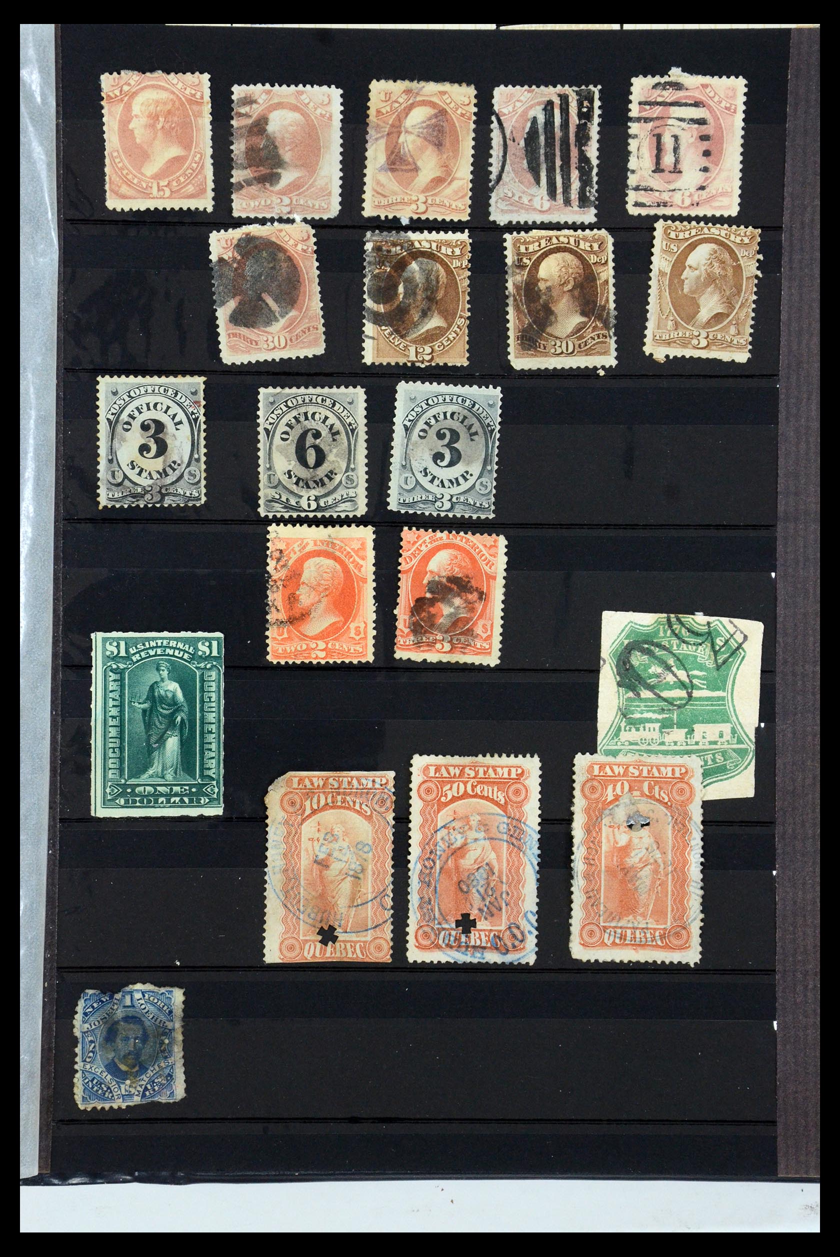 35725 022 - Postzegelverzameling 35725 USA 1851-1950.