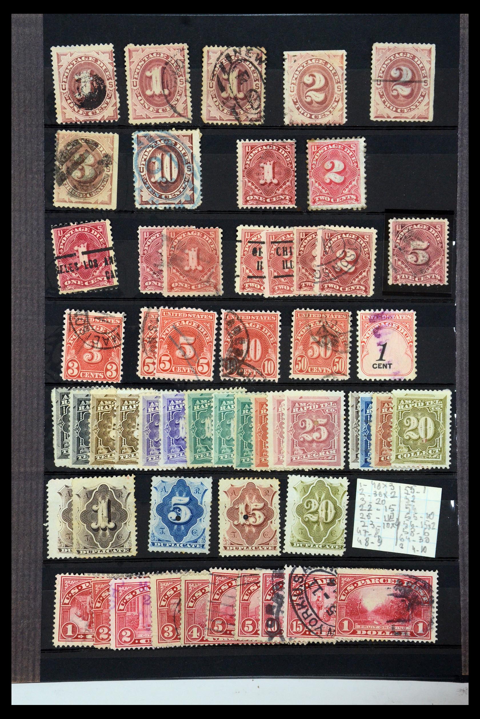 35725 025 - Postzegelverzameling 35725 USA 1851-1950.