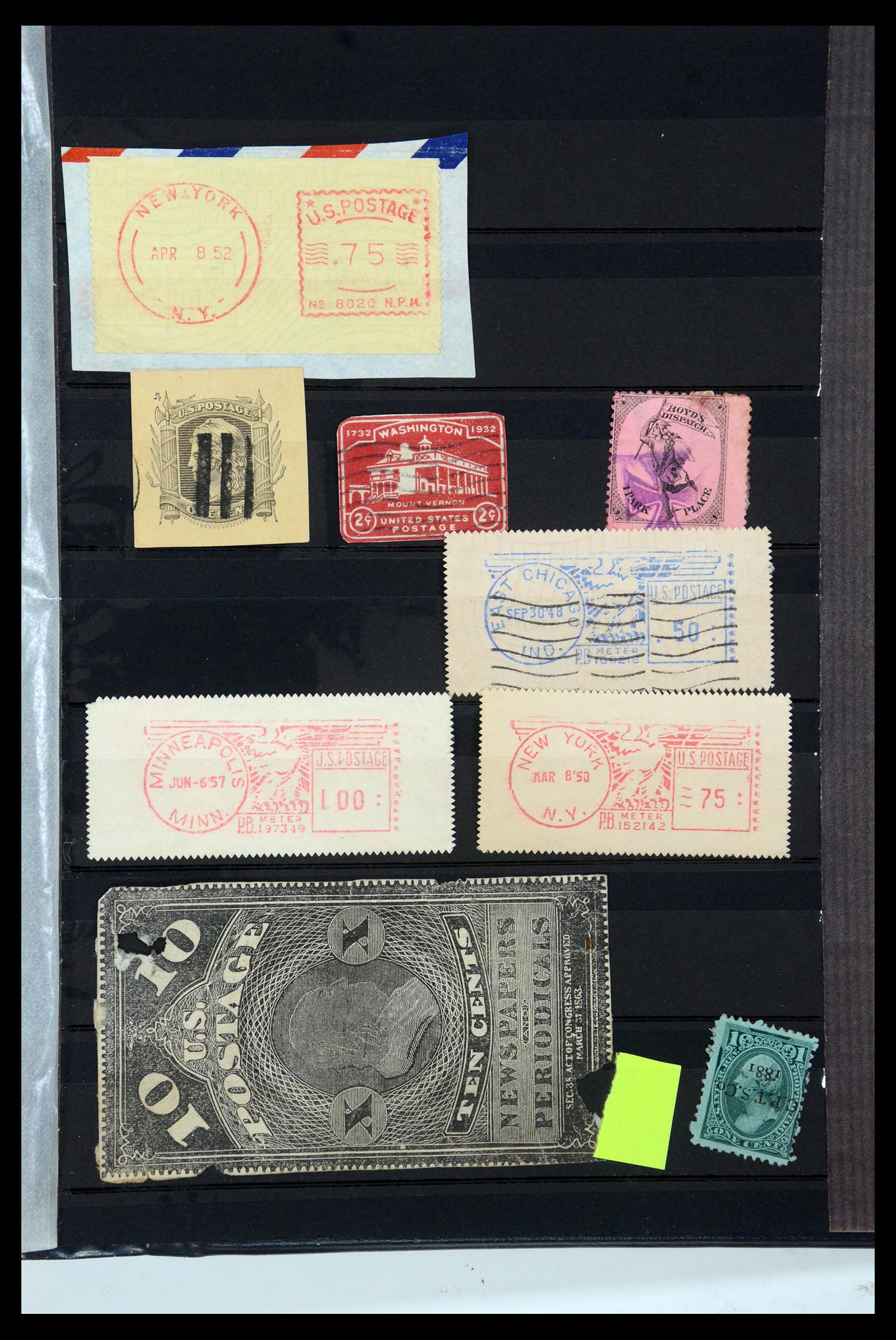 35725 028 - Postzegelverzameling 35725 USA 1851-1950.
