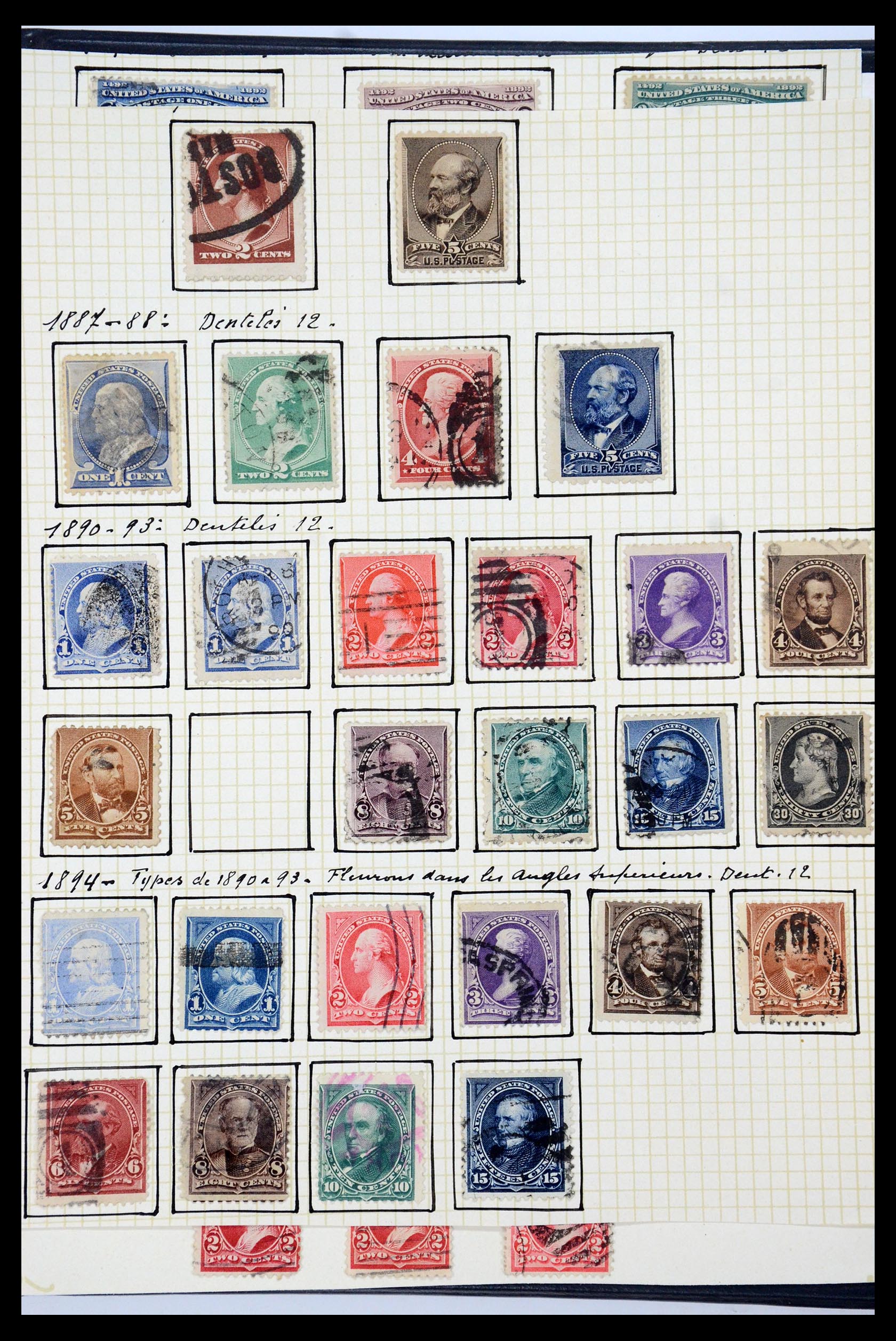 35725 033 - Postzegelverzameling 35725 USA 1851-1950.