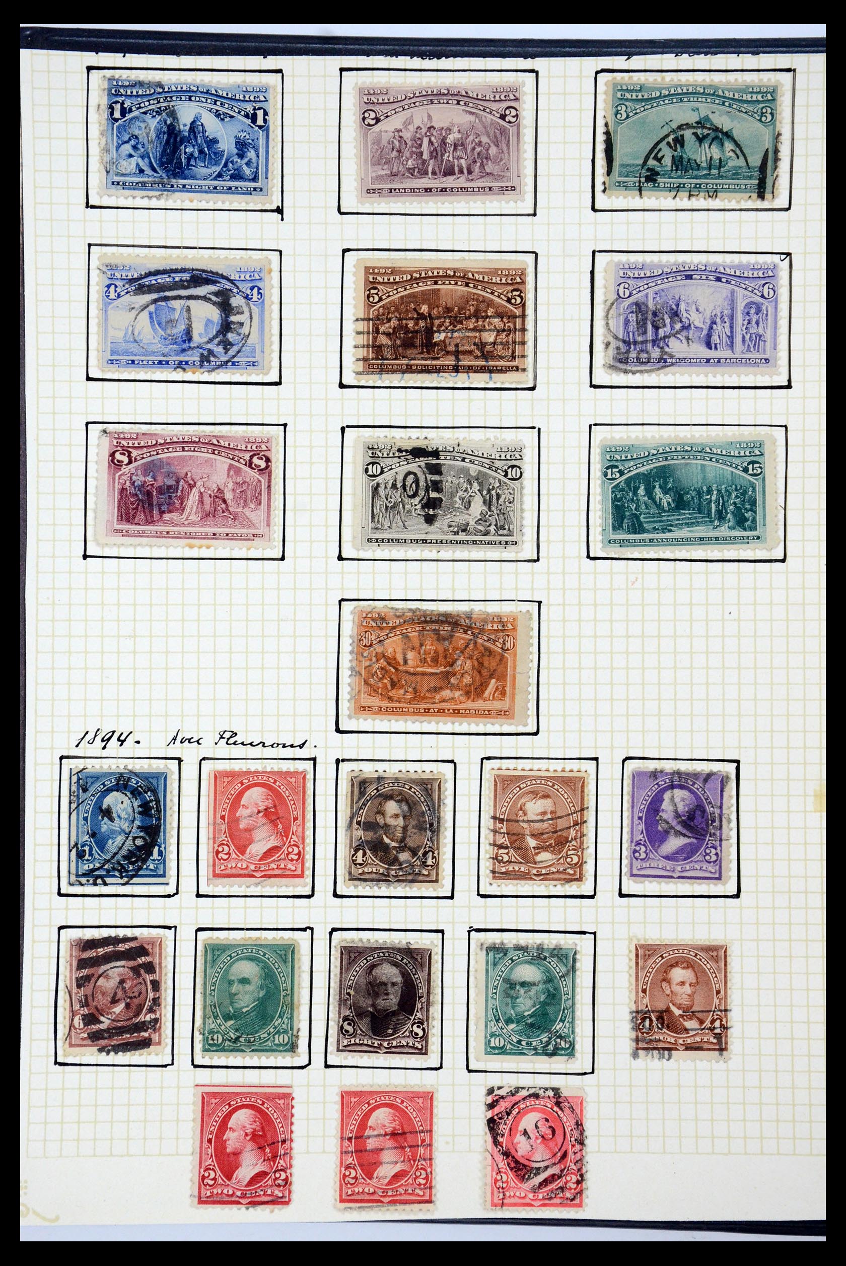 35725 034 - Postzegelverzameling 35725 USA 1851-1950.