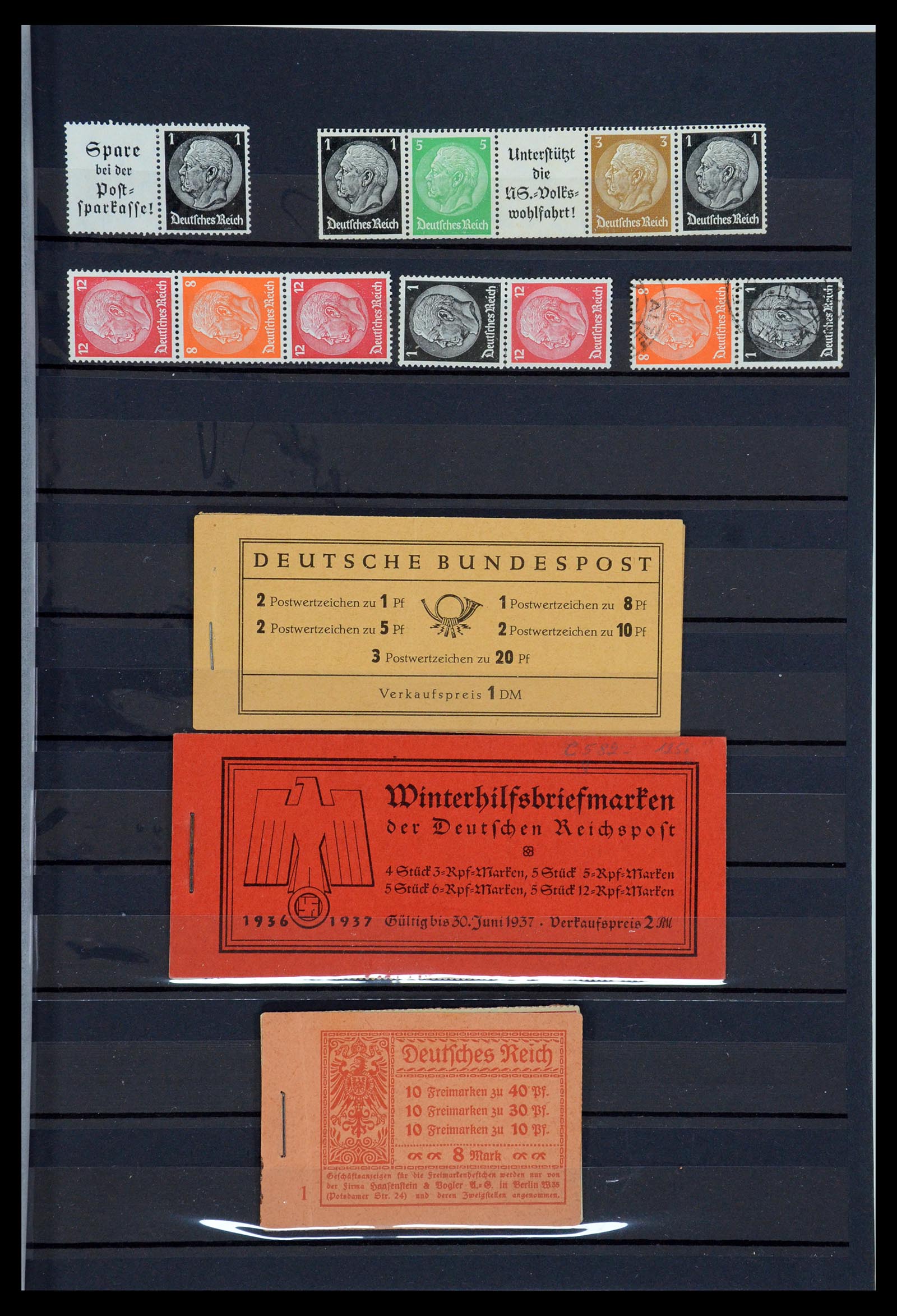 35729 005 - Postzegelverzameling 35729 Duitsland combinaties 1920-1980.