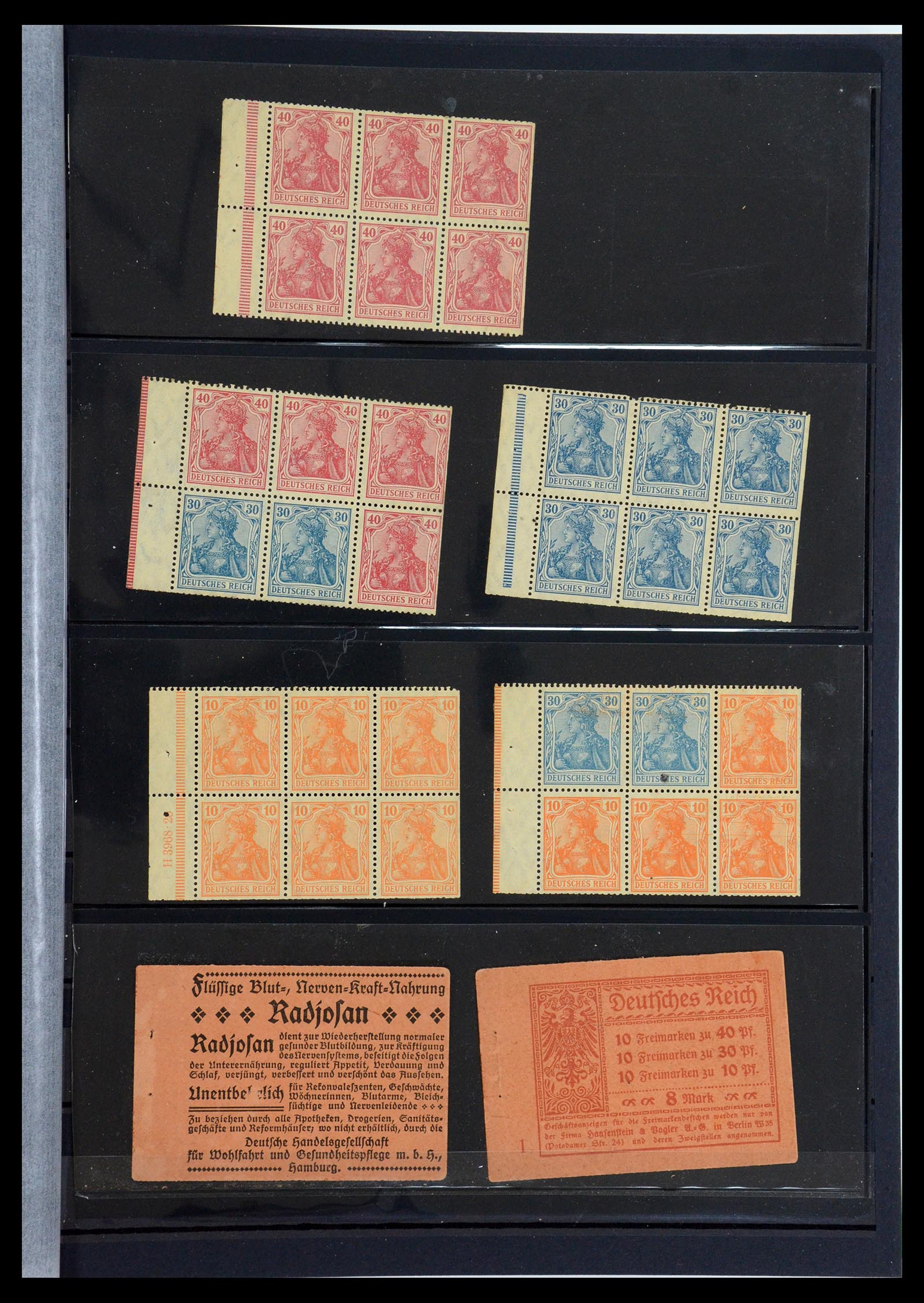 35729 007 - Postzegelverzameling 35729 Duitsland combinaties 1920-1980.