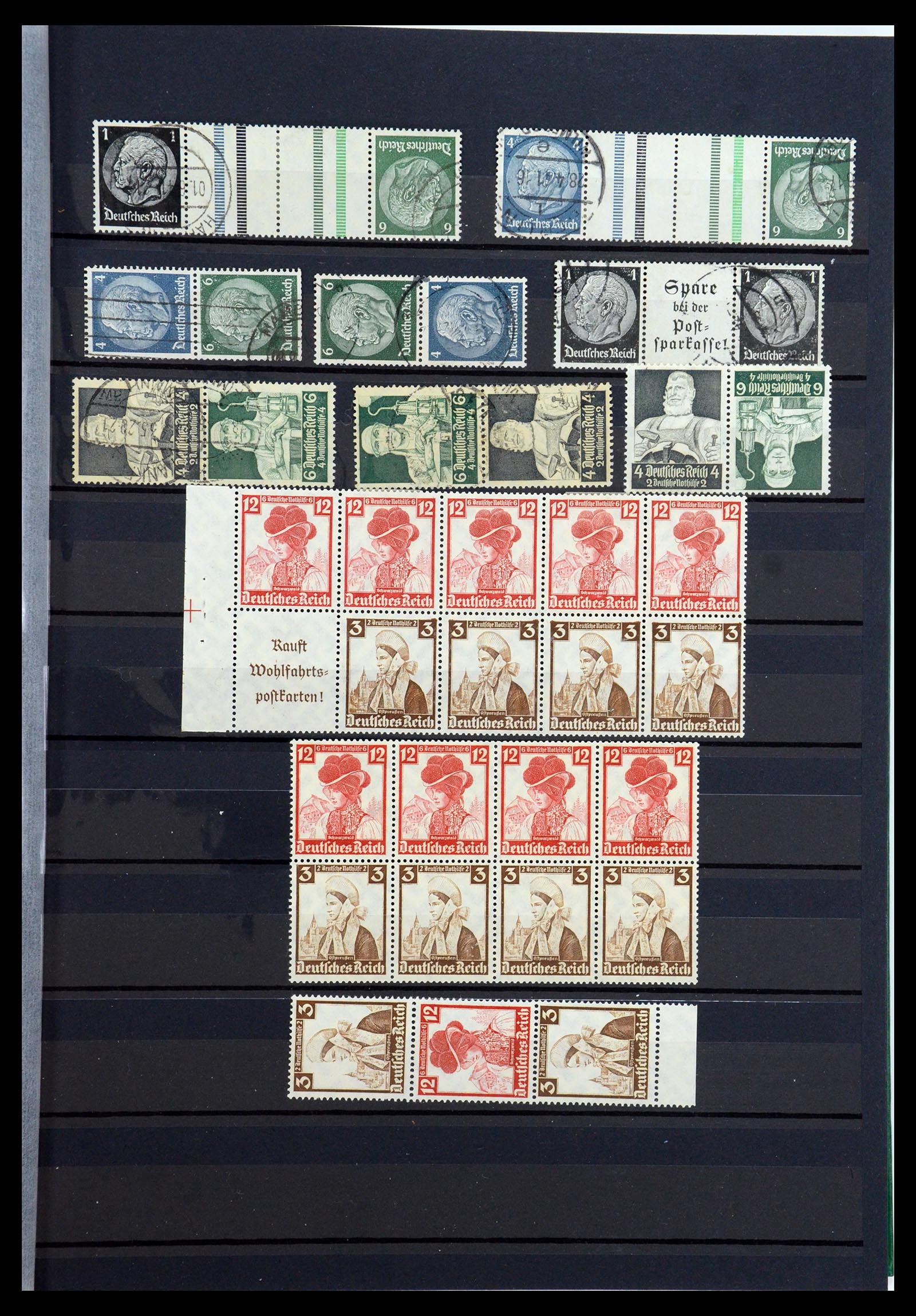 35729 009 - Postzegelverzameling 35729 Duitsland combinaties 1920-1980.