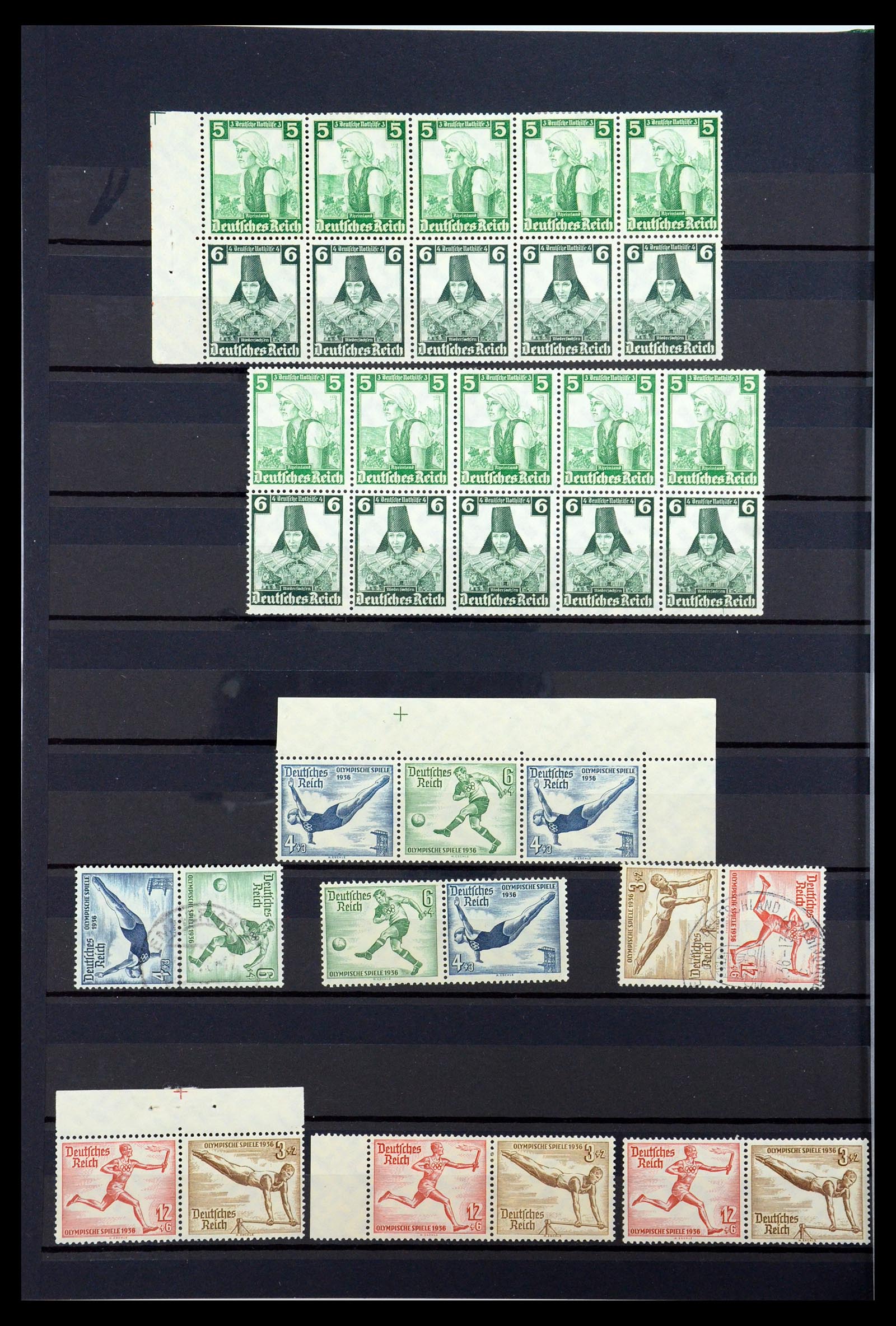 35729 010 - Stamp Collection 35729 Germany combinations 1920-1980.