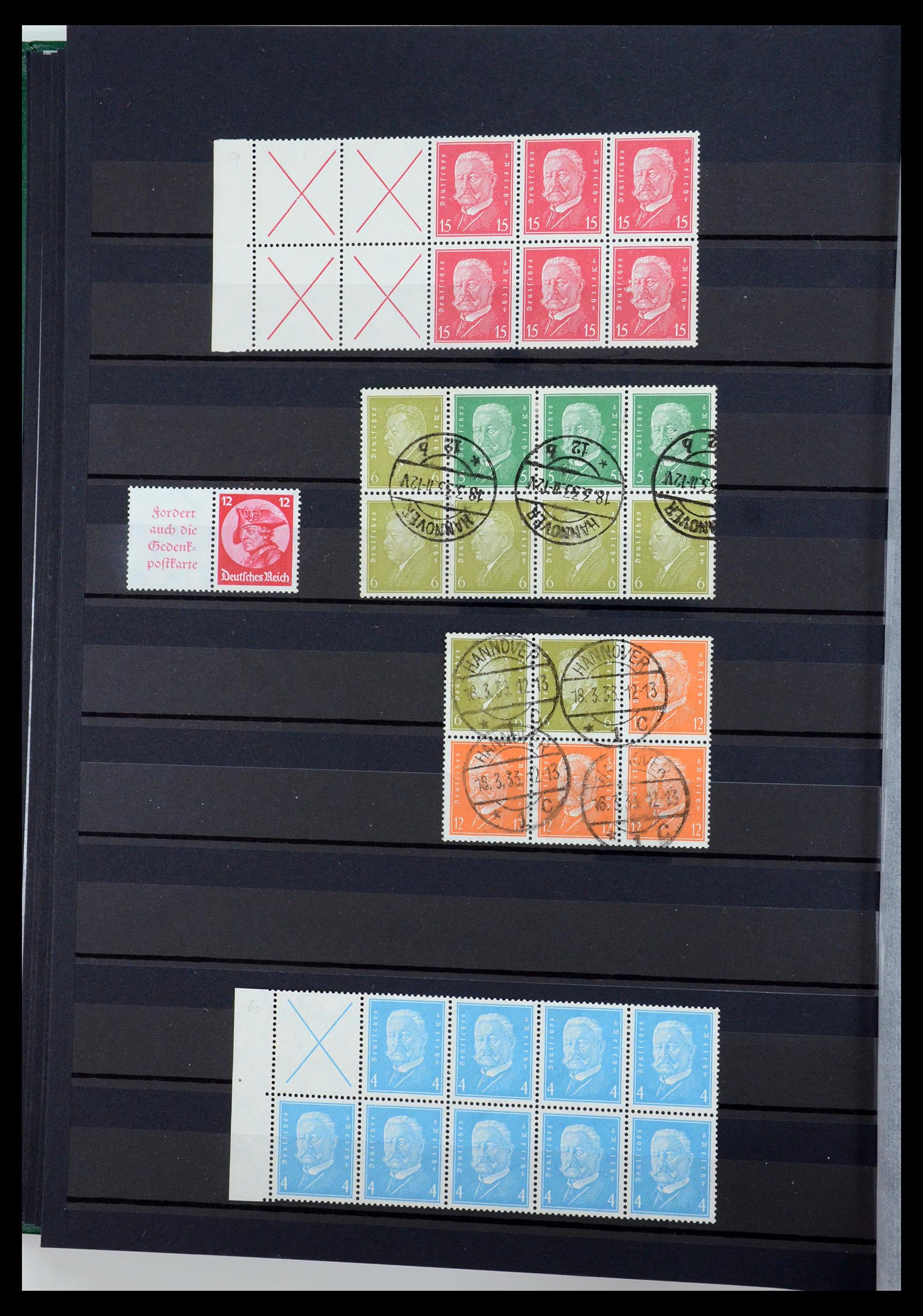 35729 012 - Postzegelverzameling 35729 Duitsland combinaties 1920-1980.