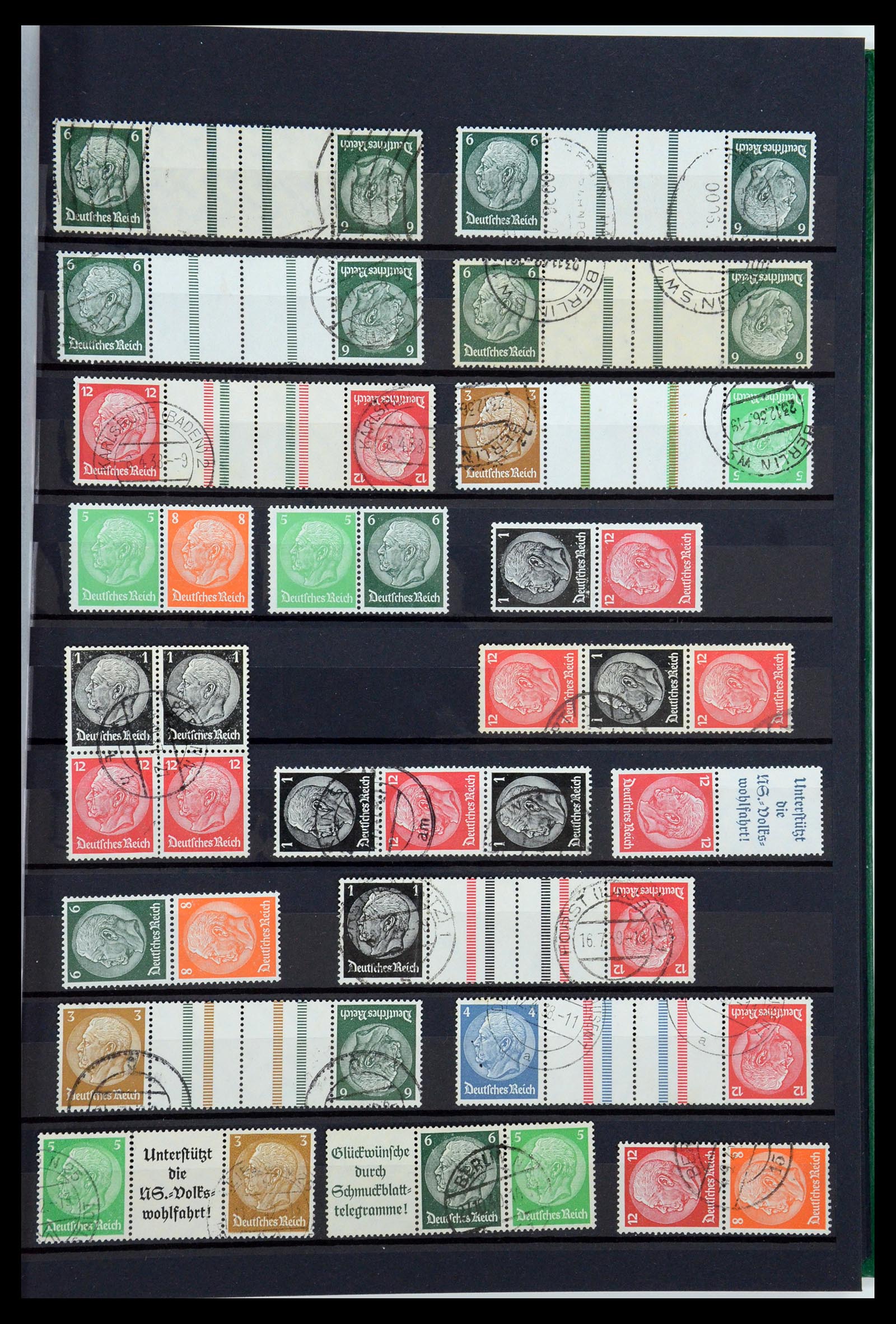 35729 015 - Postzegelverzameling 35729 Duitsland combinaties 1920-1980.